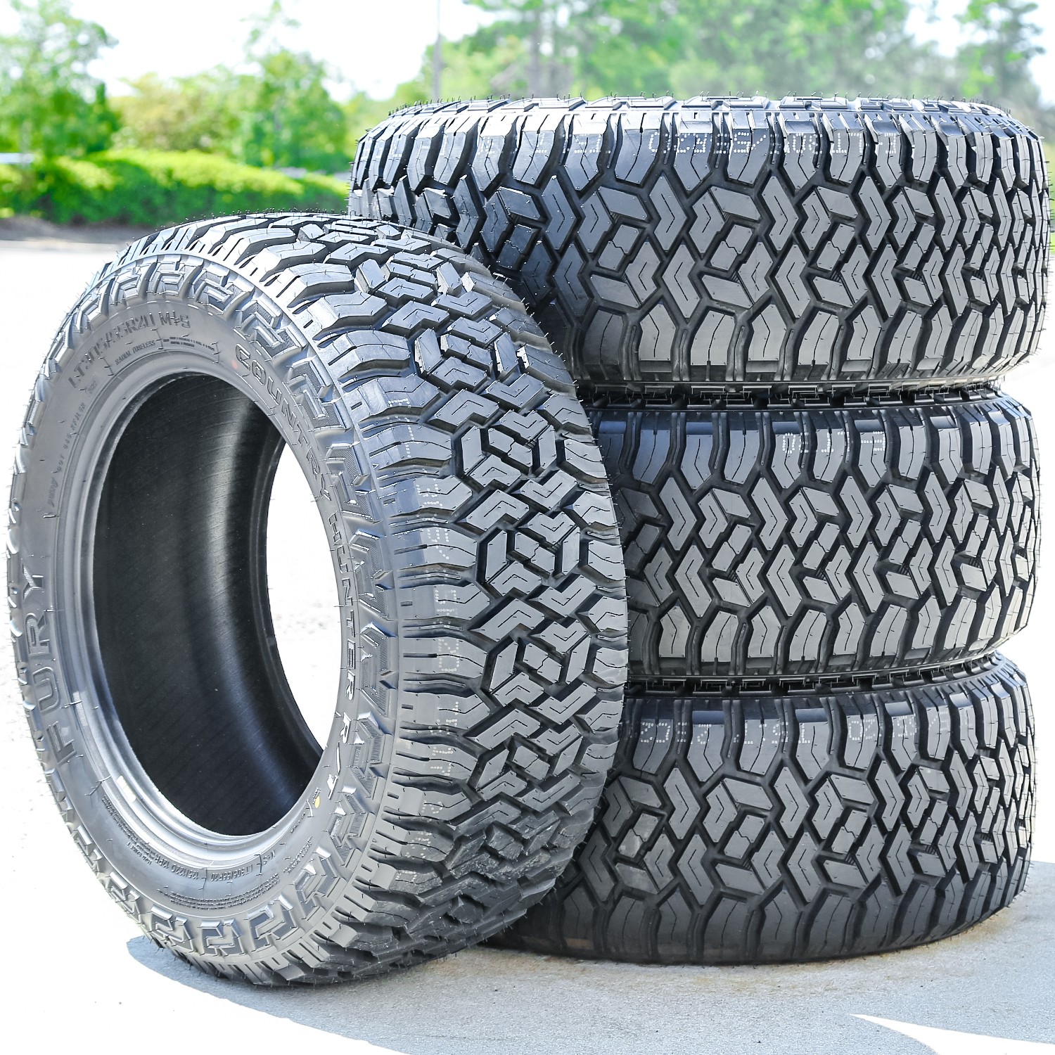 4 Fury Country Hunter R/T 305/55R20 125/122Q F 12 Ply Light Truck Tires
