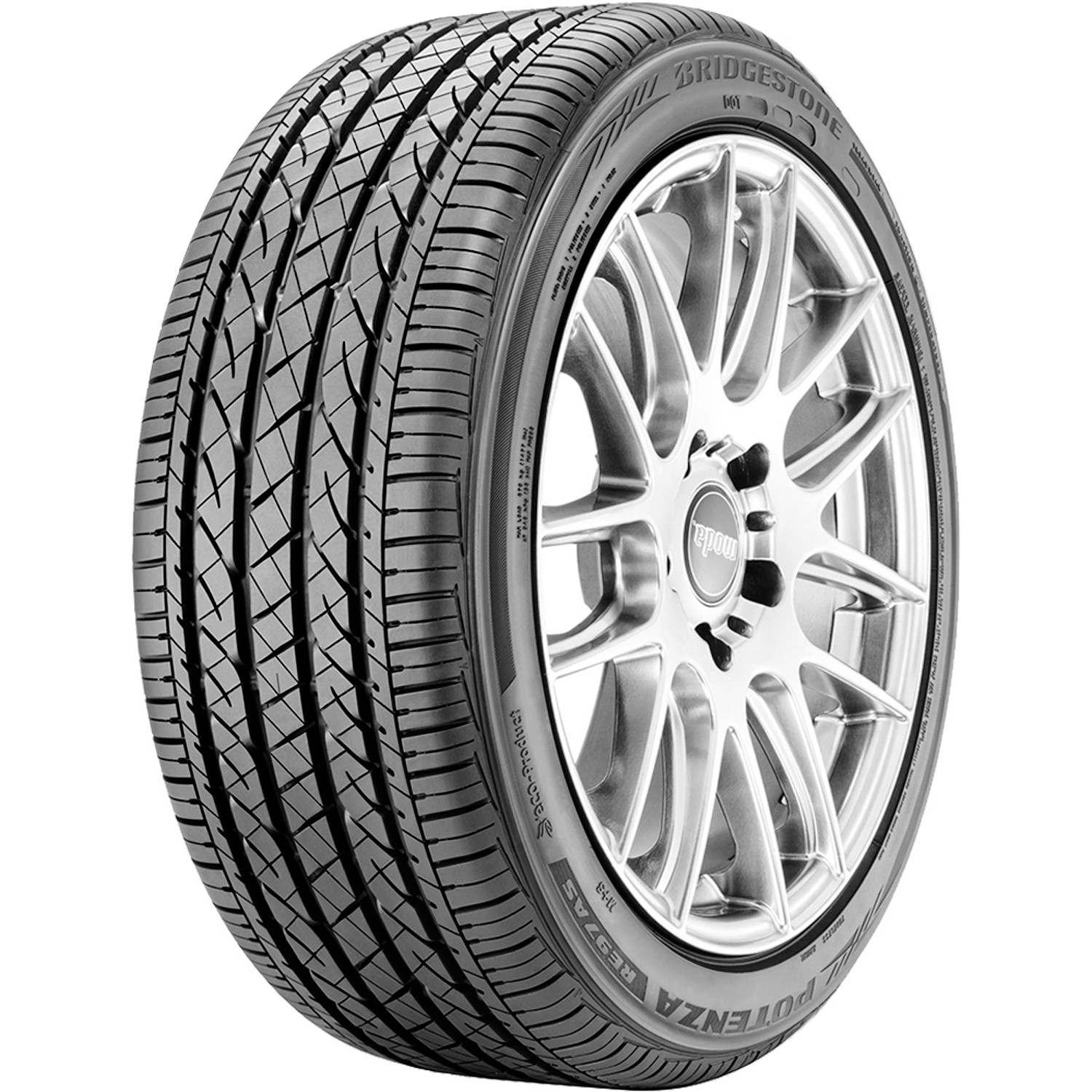 Tire 225/40R18 Bridgestone Potenza RE97AS AS A/S High Performance 92W XL