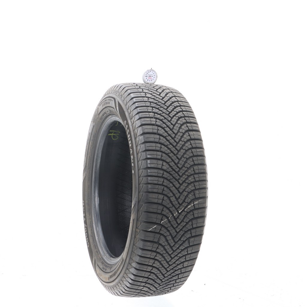 Set of (4) Used 225/60R18 Goodyear Assurance WeatherReady 2 104H – 8.5-10.5/32