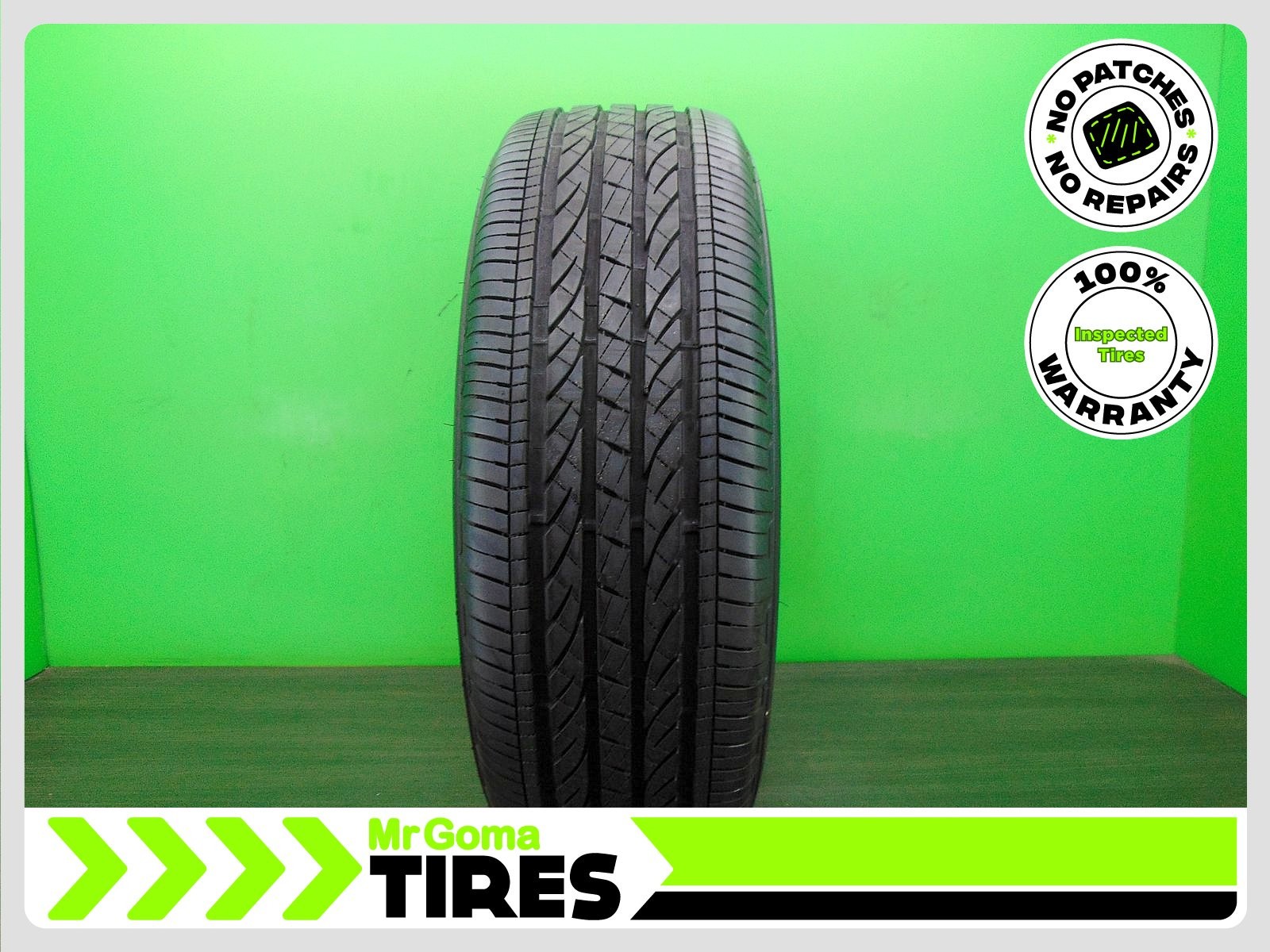 1 225/60R18 USED TIRE BRIDGESTONE DUELER H/P SPORT AS RFT XL 8.5/32 TREAD 104H