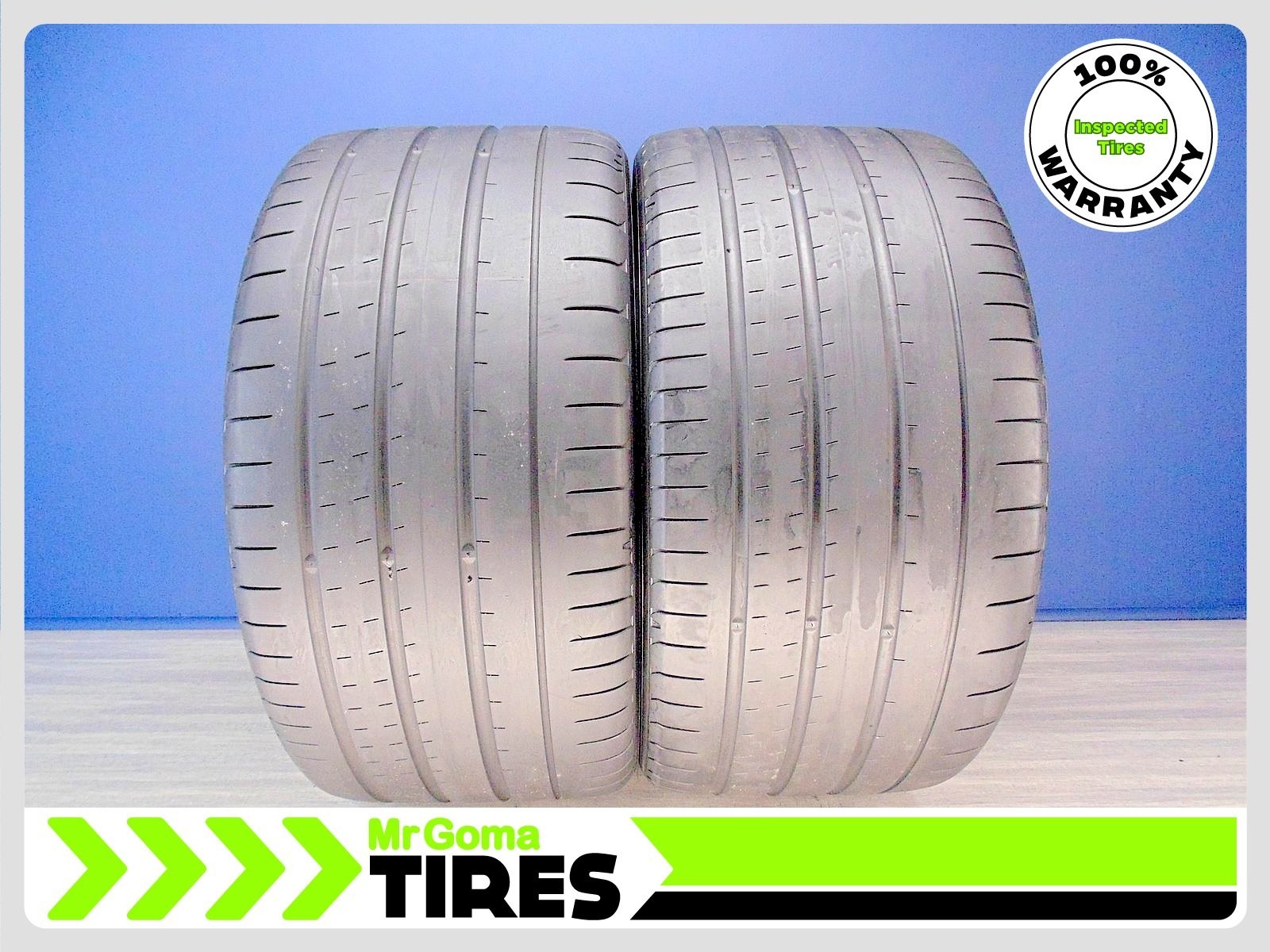 2 YOKOHAMA ADVAN SPORT V107 XL 315/30R23 USED TIRES 6.4/32 TRAED BMW X7 3153023