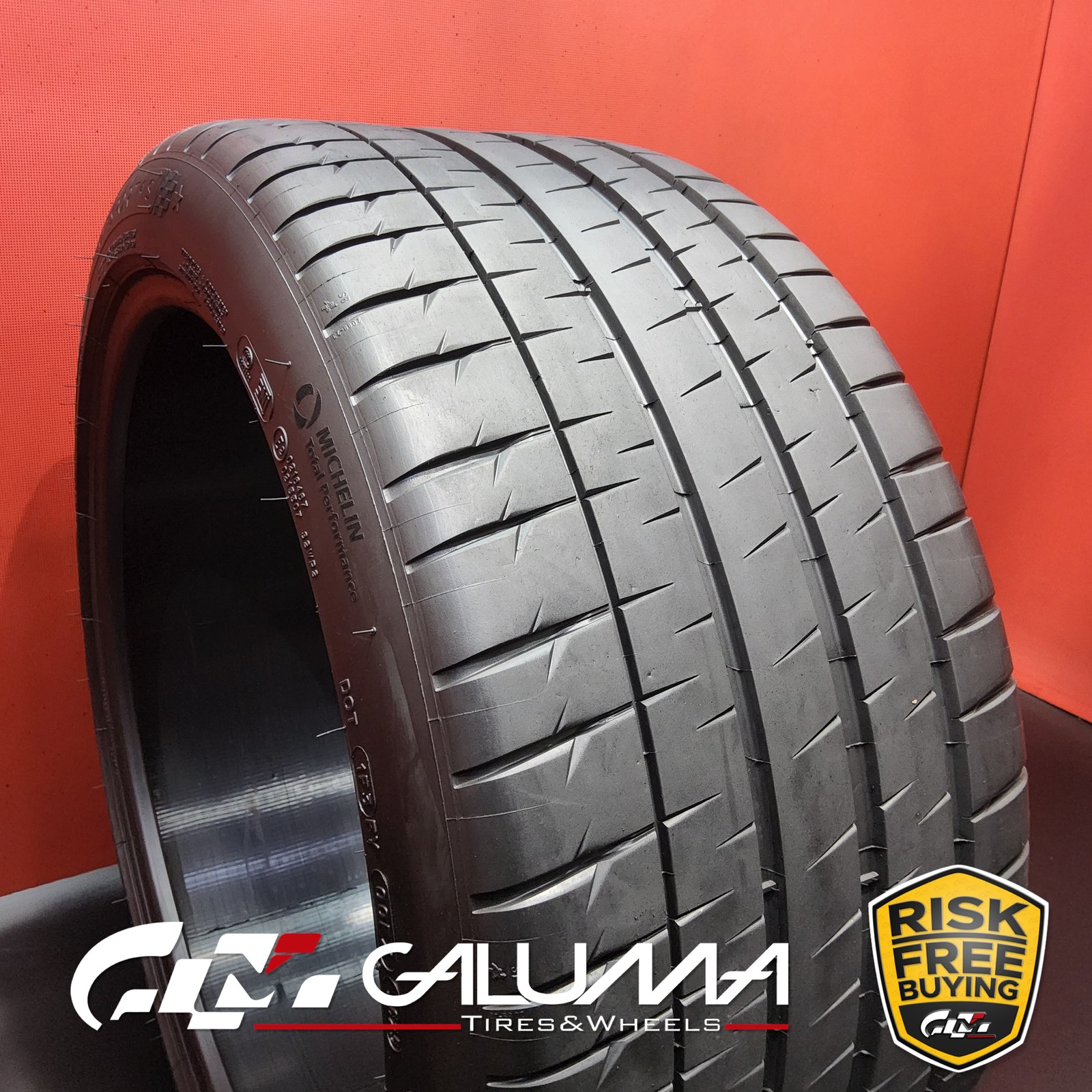 1 Tire LikeNEW Michelin Pilot Sport 4S (★) XL 285/35ZR20 285/35/20 104Y #95621