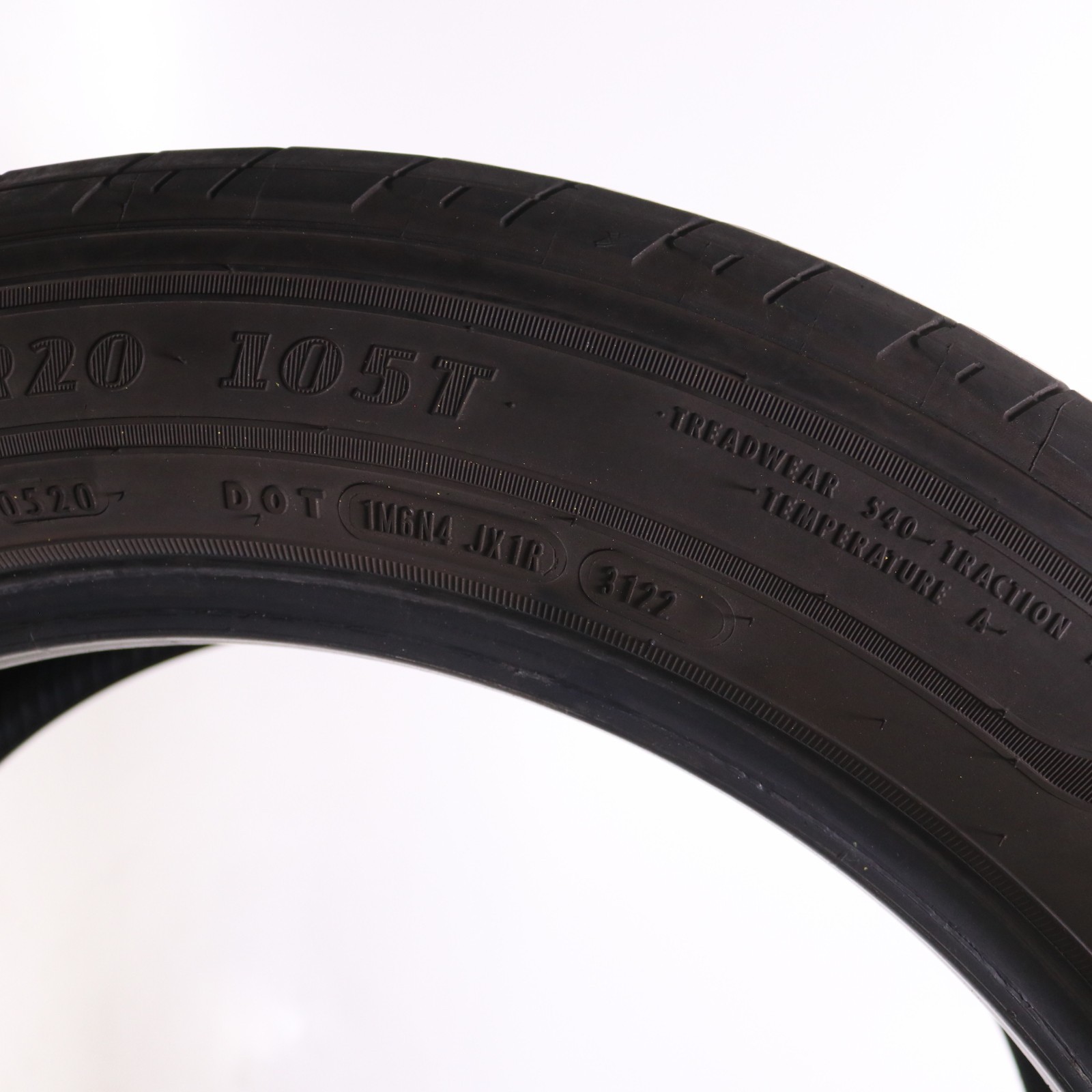 Used 255/50R20 Goodyear Assurance Finesse – 105T – 7.5/32
