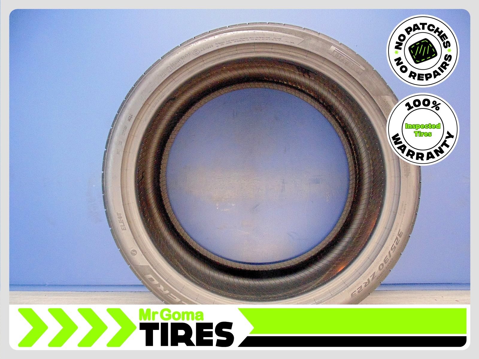1 PIRELLI P ZERO TM PZ5 L1 ELECT XL 325/30ZR23 USED TIRE 6.0/32 TREAD 109Y