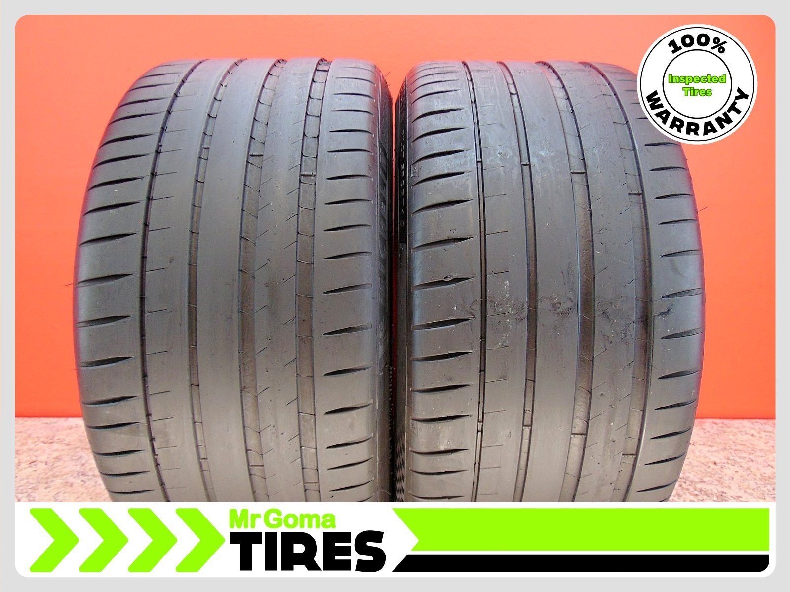 2 MICHELIN PILOT SPORT 4S MO1A XL 305/30ZR21 USED TIRES 6.6/32 TREAD 3053021