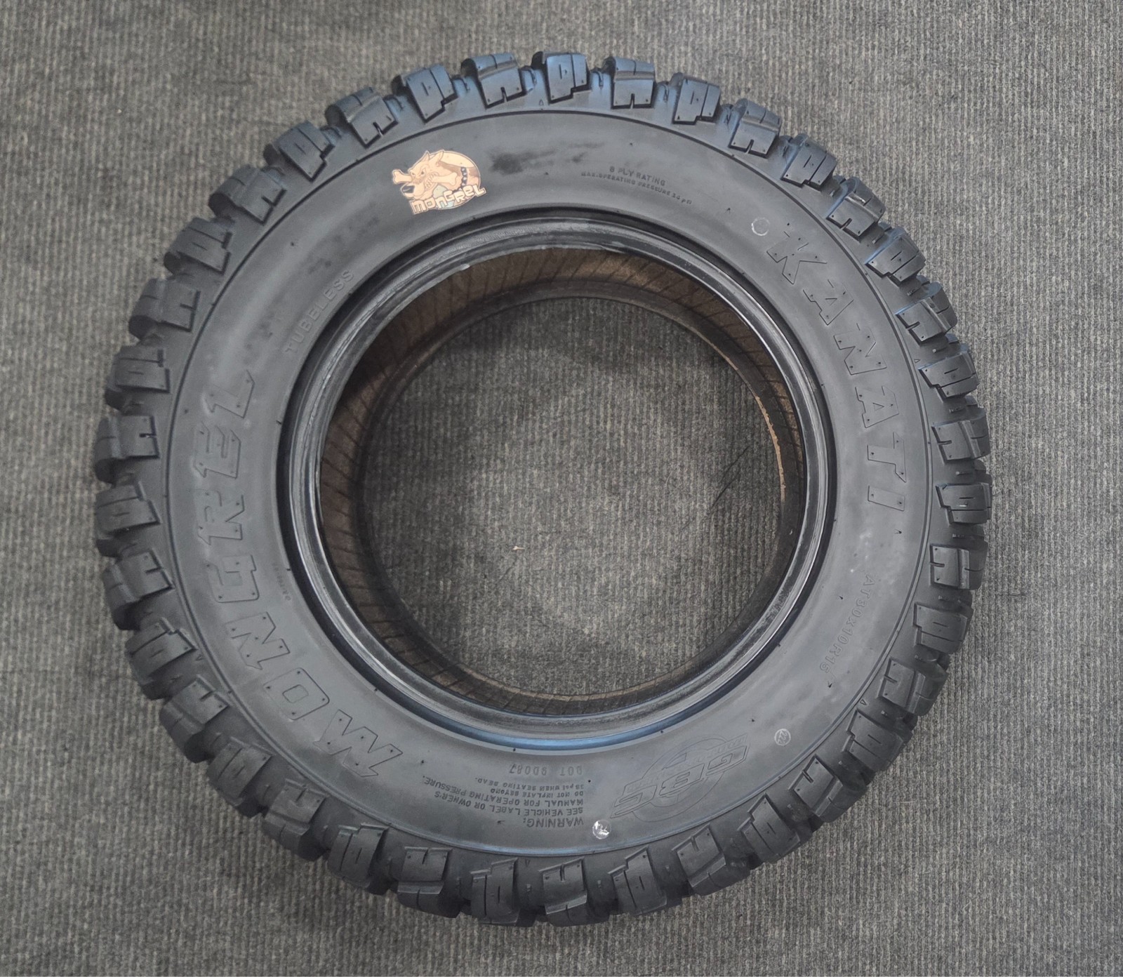 1 – GBC Mongrel 30X10.00R15 E/10PLY Tire