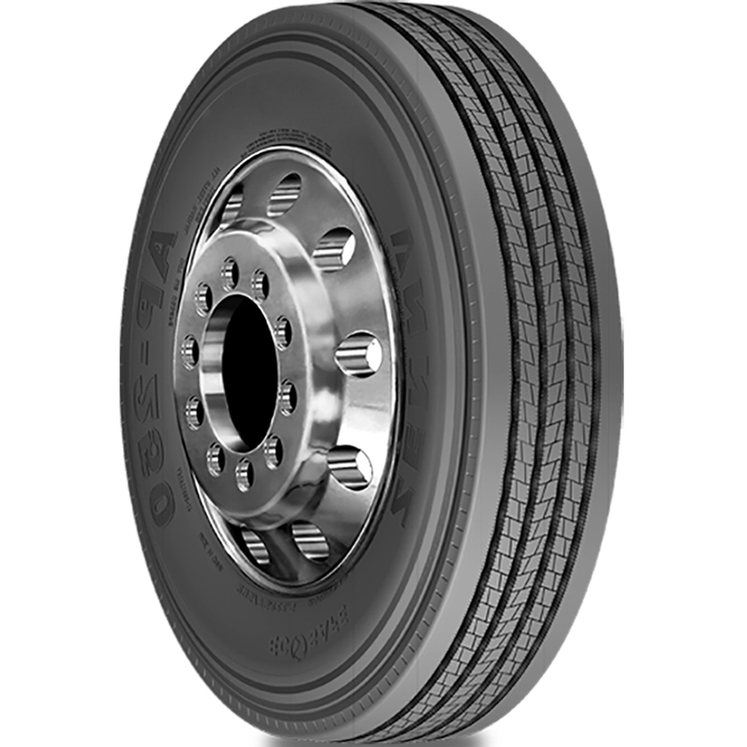 4 Tires Zenna AP250 Steel Belted 255/70R22.5 H 16 Ply All Position Commercial