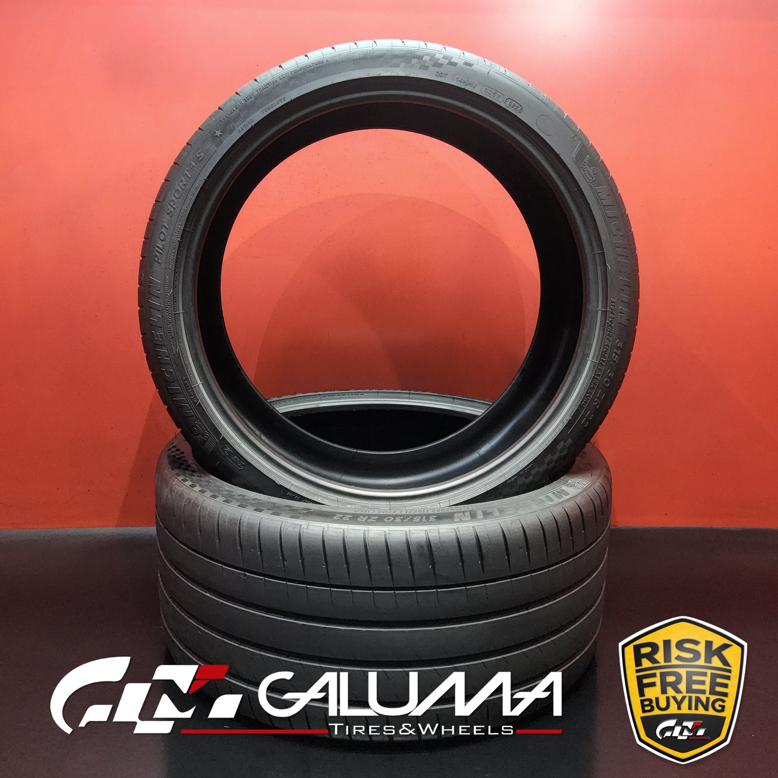 Set of 2 Tires Michelin Pilot Sport 4S ★ XL 315/30ZR22 315/30/22 3153022 #95743