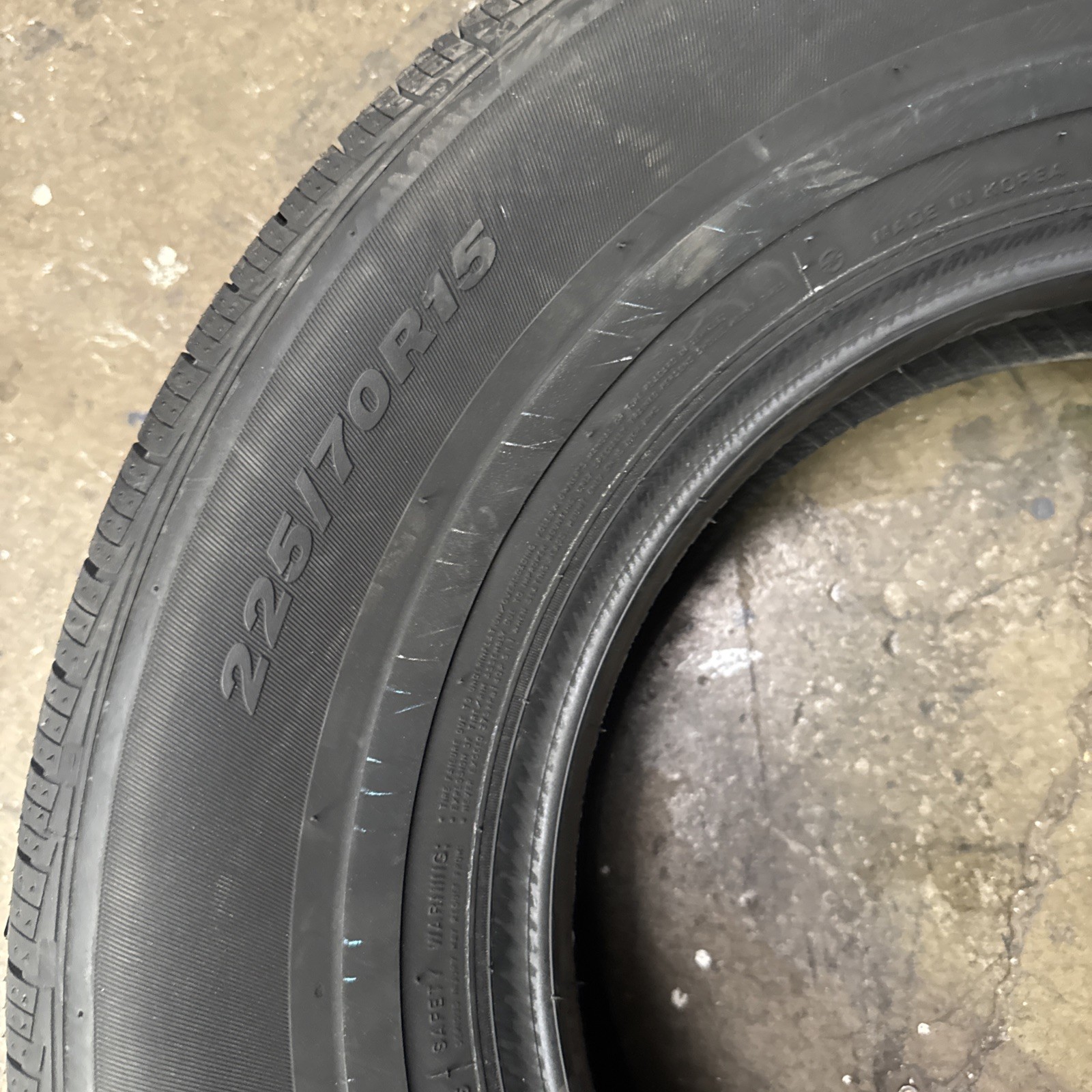 1 New Nexen N’PRIZ AH5 225/70R15 100T WW Tire
