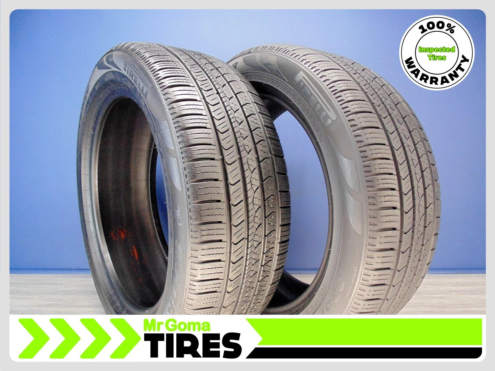 2 PIRELLI SCORPION TM AS PLUS 3 235/55R20 USED TIRES 8.8/32 TREAD 2355520