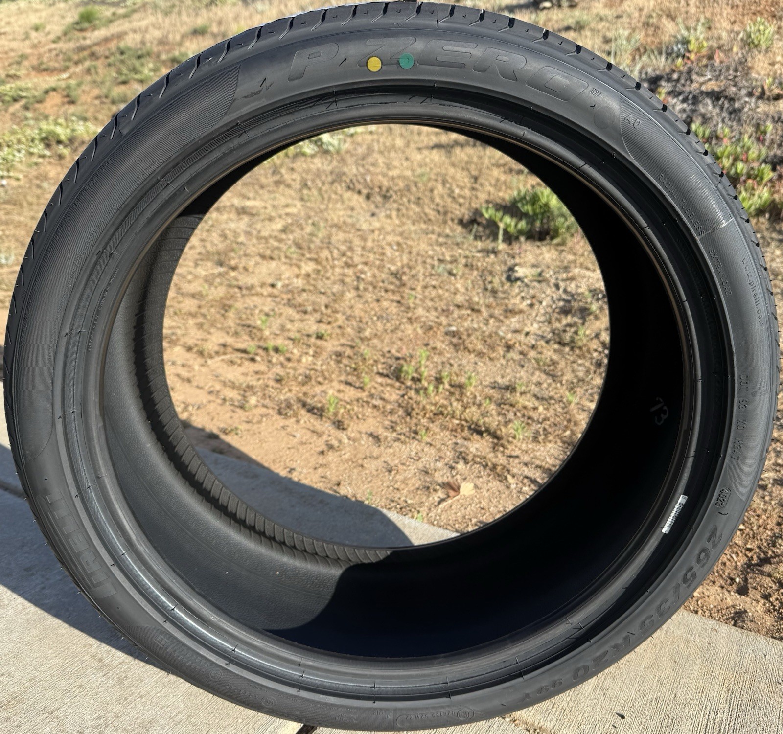 Set of TWO BRAND NEW 265/35R20 99Y Pirelli P Zero Tires 2653520