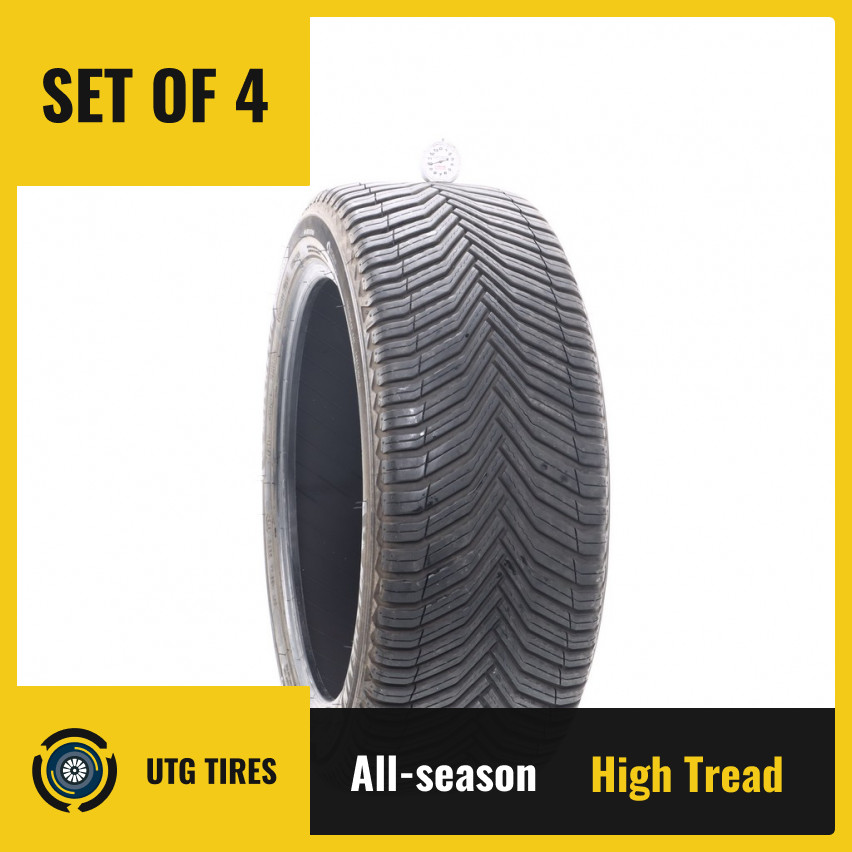 Set of (4) Used 255/45R20 Michelin CrossClimate 2 105V – 9.5/32