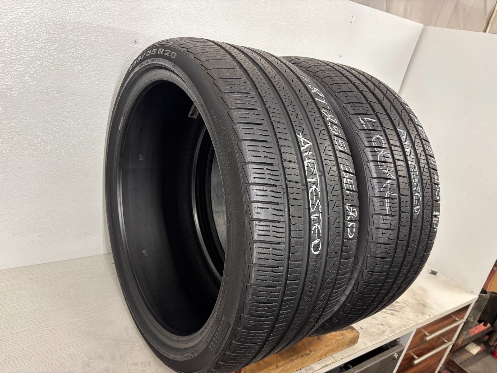 NO SHIPPING ONLY LOCAL PICK UP 2 Tires 255 35 20 Pirelli Cinturato P7 (VOL)
