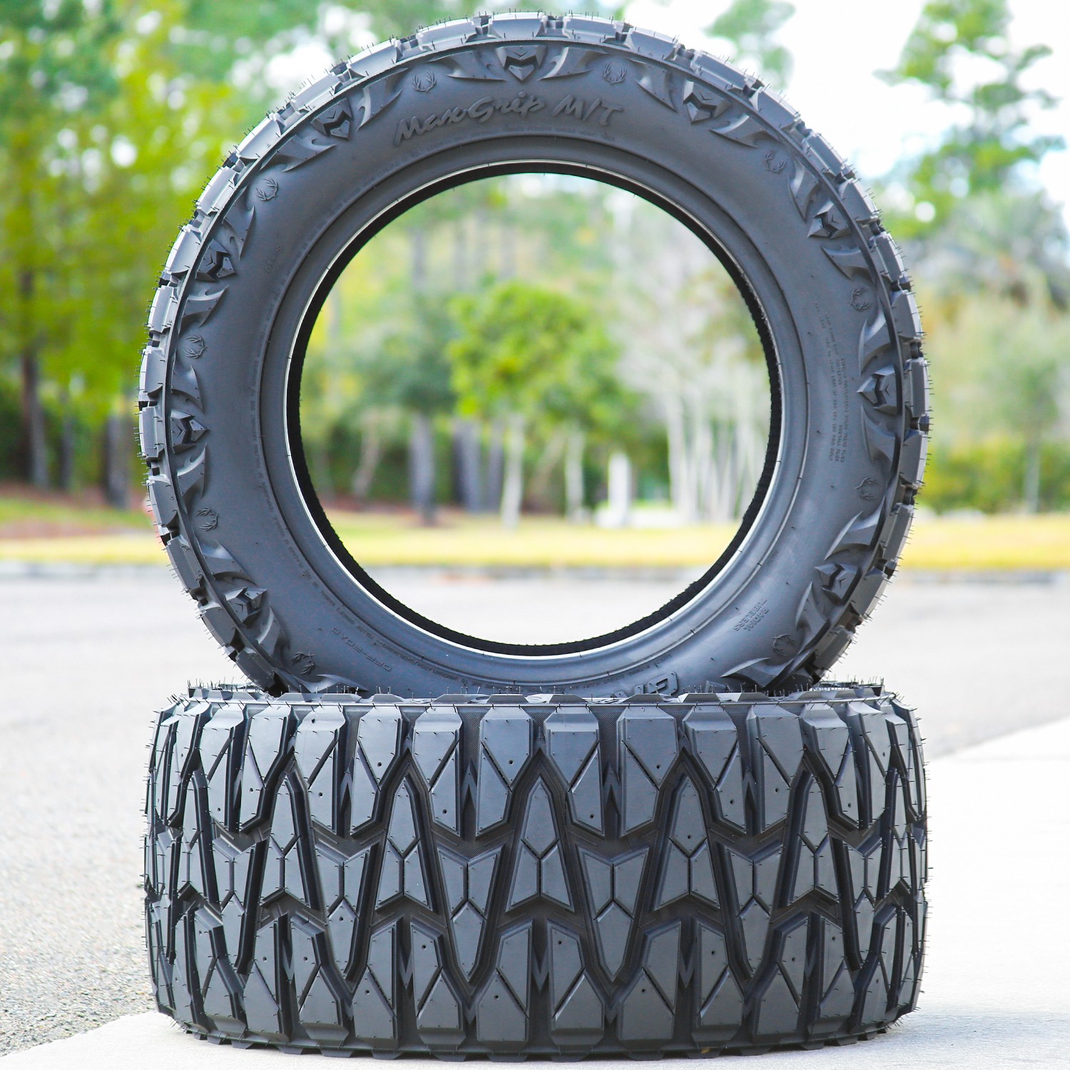 4 Tires Gripmax MaxGrip M/T LT 33X12.50R18 Load F 12 Ply MT Mud