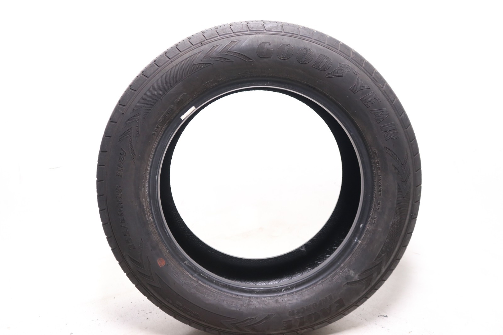Set of 4 Used 255/60R18 Goodyear Eagle Enforcer – 108V – 9.5-10.5/32
