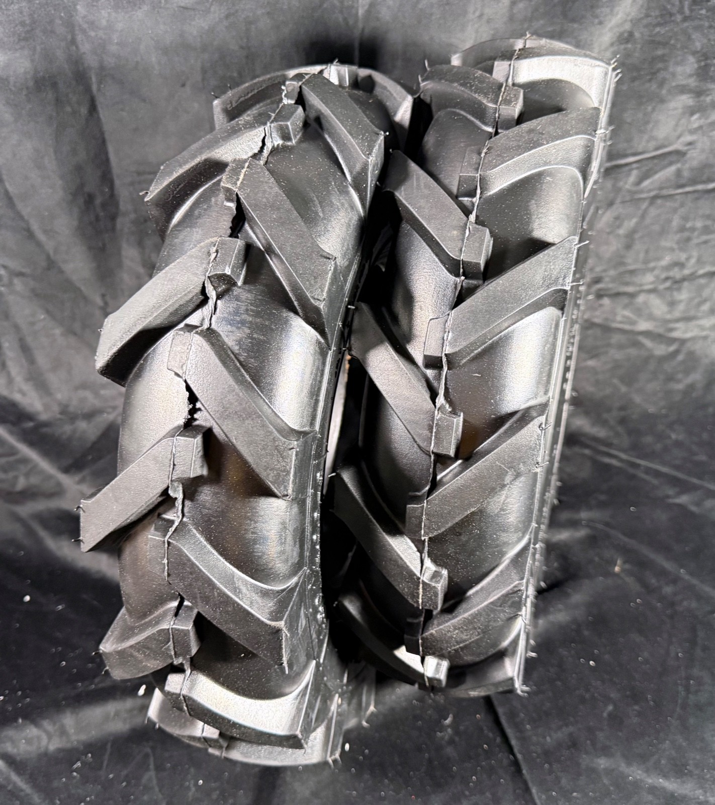 Pair of 4.80/4.00-8 Tubeless Ag Tires, Unbranded, New (G3G)