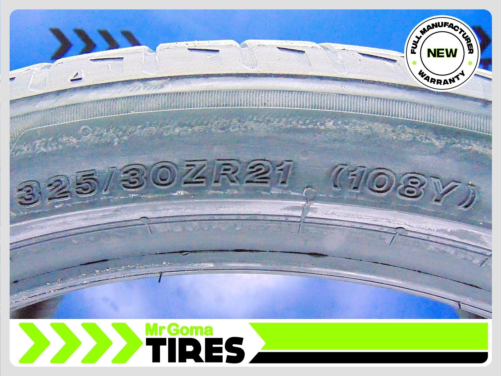 SET OF 2 BRAND NEW 325/30ZR21 BRIDGESTONE POTENZA SPORT XL TIRES 108Y 3253021