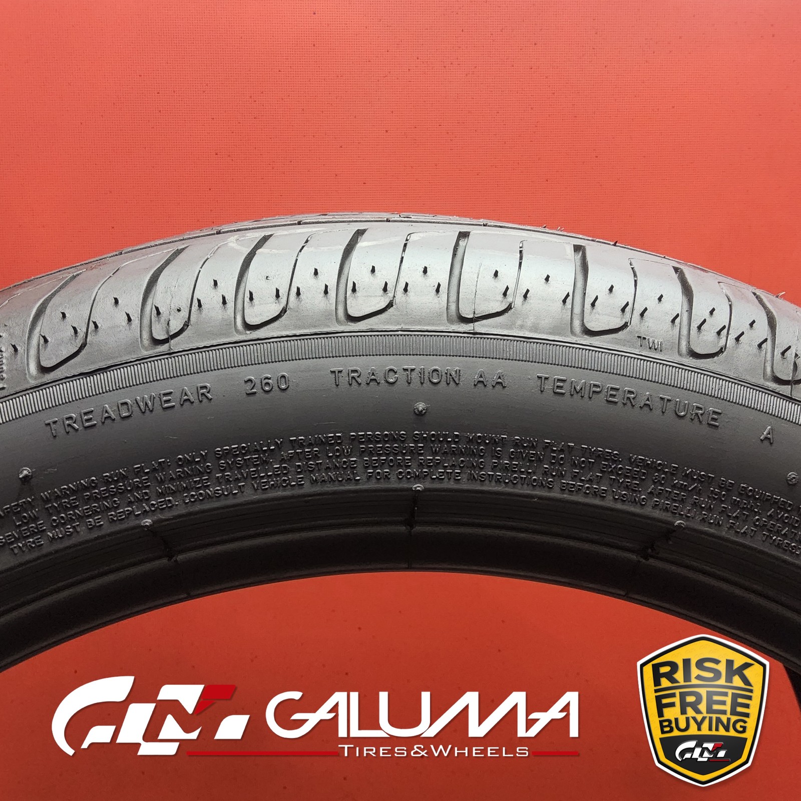 1 Tire Pirelli Cinturato P7 RunFlat 255/40R18 2554018 95Y No Repair #95948