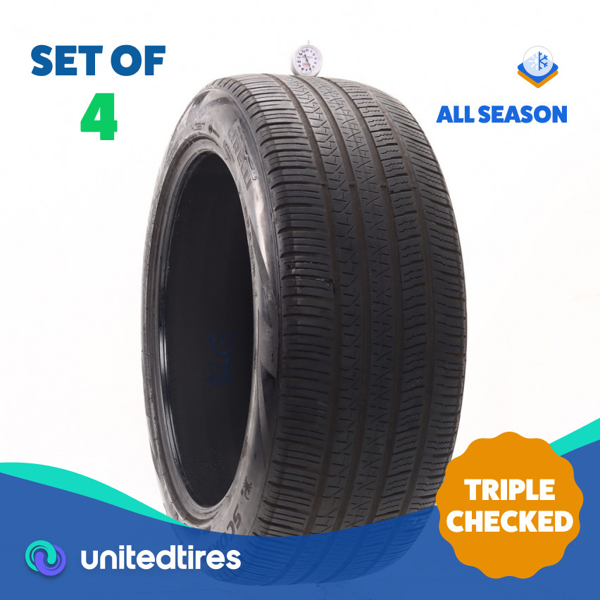 Set of (4) Used 275/45R21 Pirelli Scorpion Zero MO 107H – 5.5-7.5/32