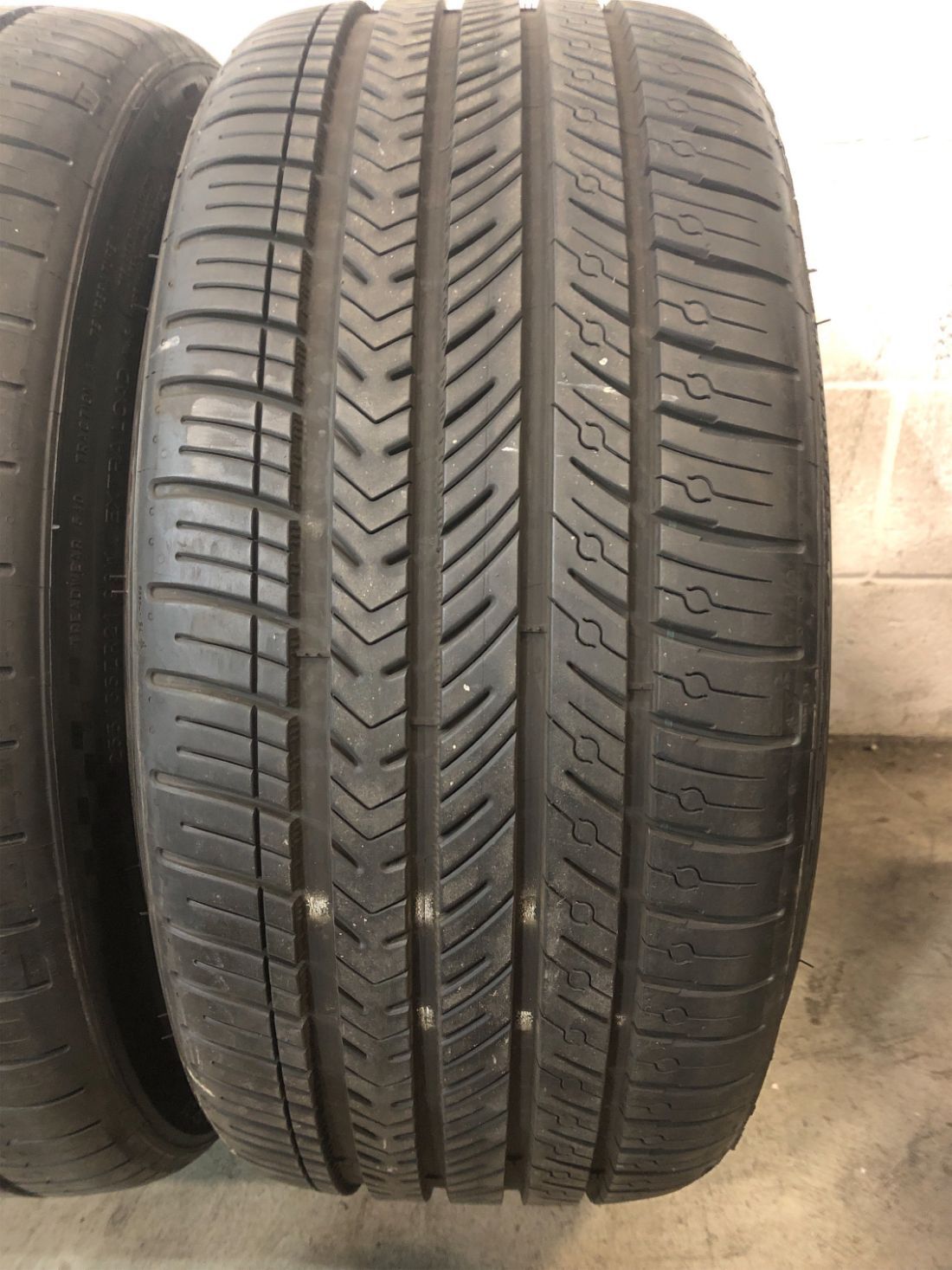 4x P255/35R21 Michelin Pilot Sport A/S 4 TO 9/32 98 W Used Tires 2553521