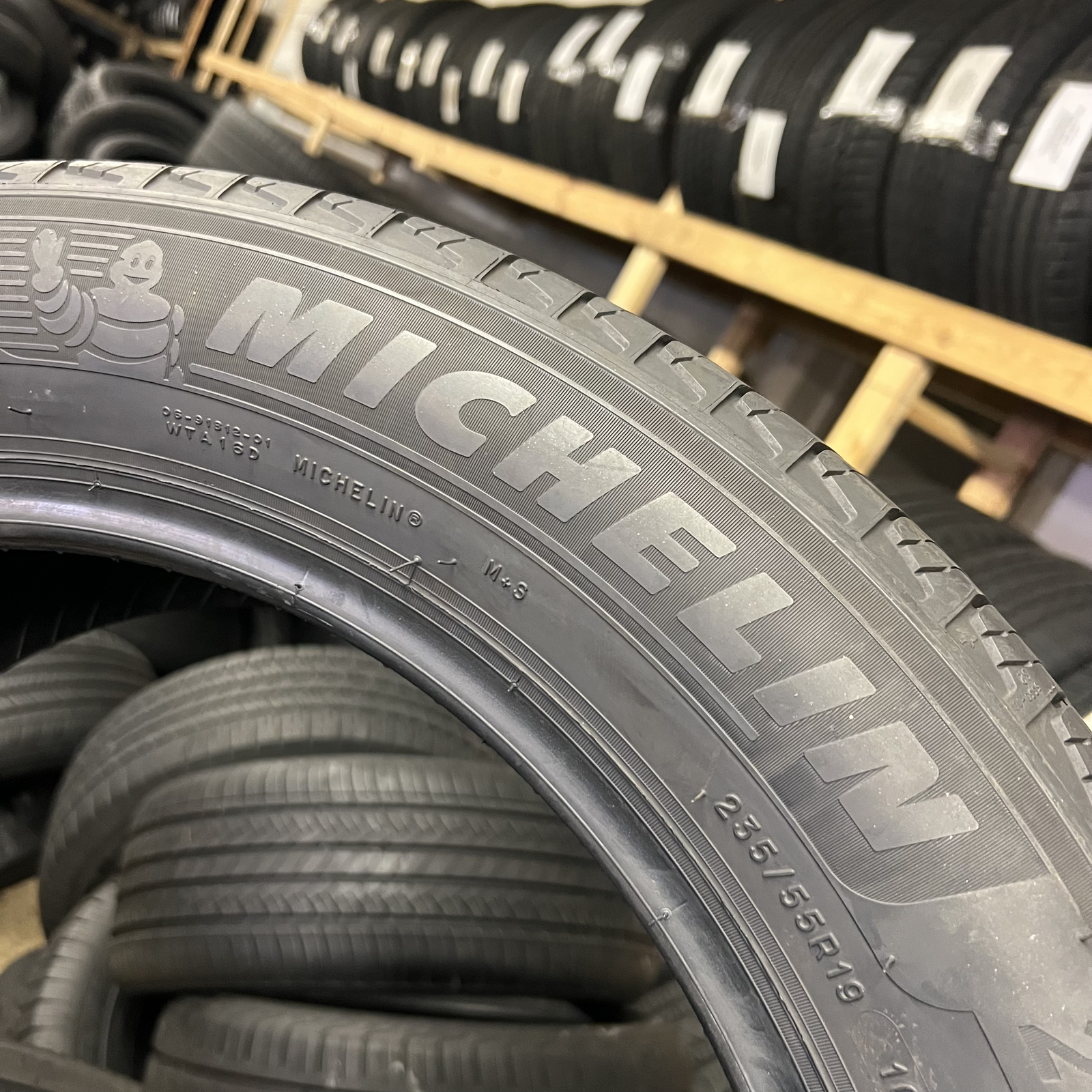 1 Tire LikeNEW Michelin Primacy A/S 235/55R19 101V DOT.5023 7.75/32