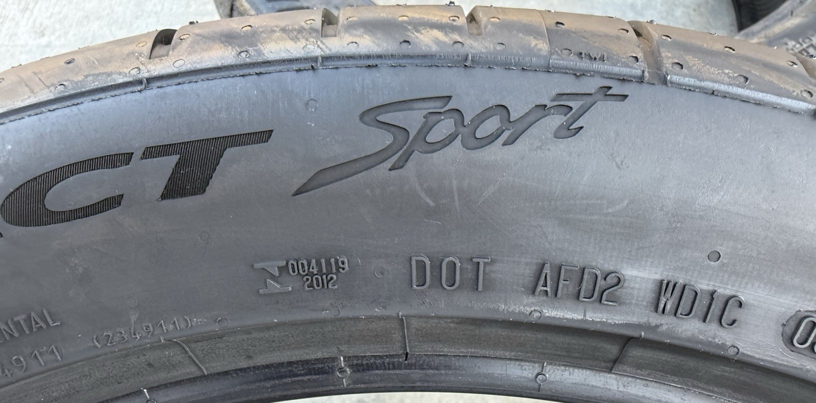 TWO BRAND NEW 275/40ZR19 Continental ExtremeContact Sport Like Michelin Sport 4S