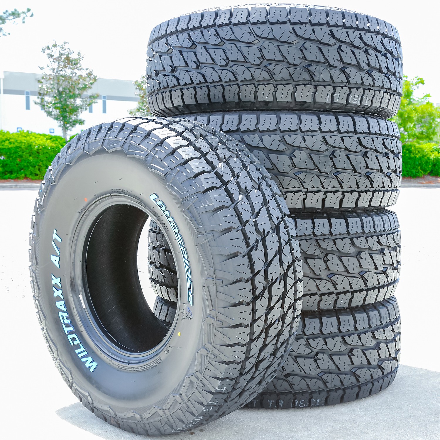 Tire Landspider Wildtraxx A/T LT 265/70R17 Load E 10 Ply AT All Terrain