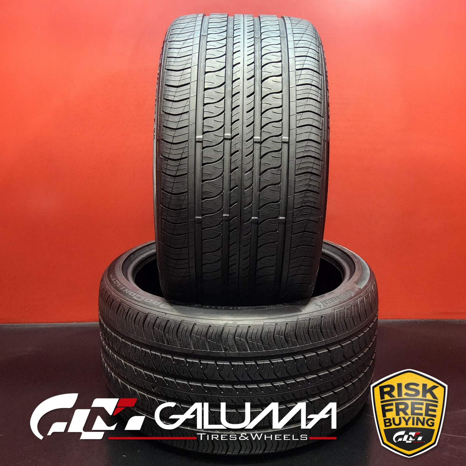 Set of 2 Tires LikeNEW Continental ProContact RX NF0 305/30R21 305/30/21 #87266