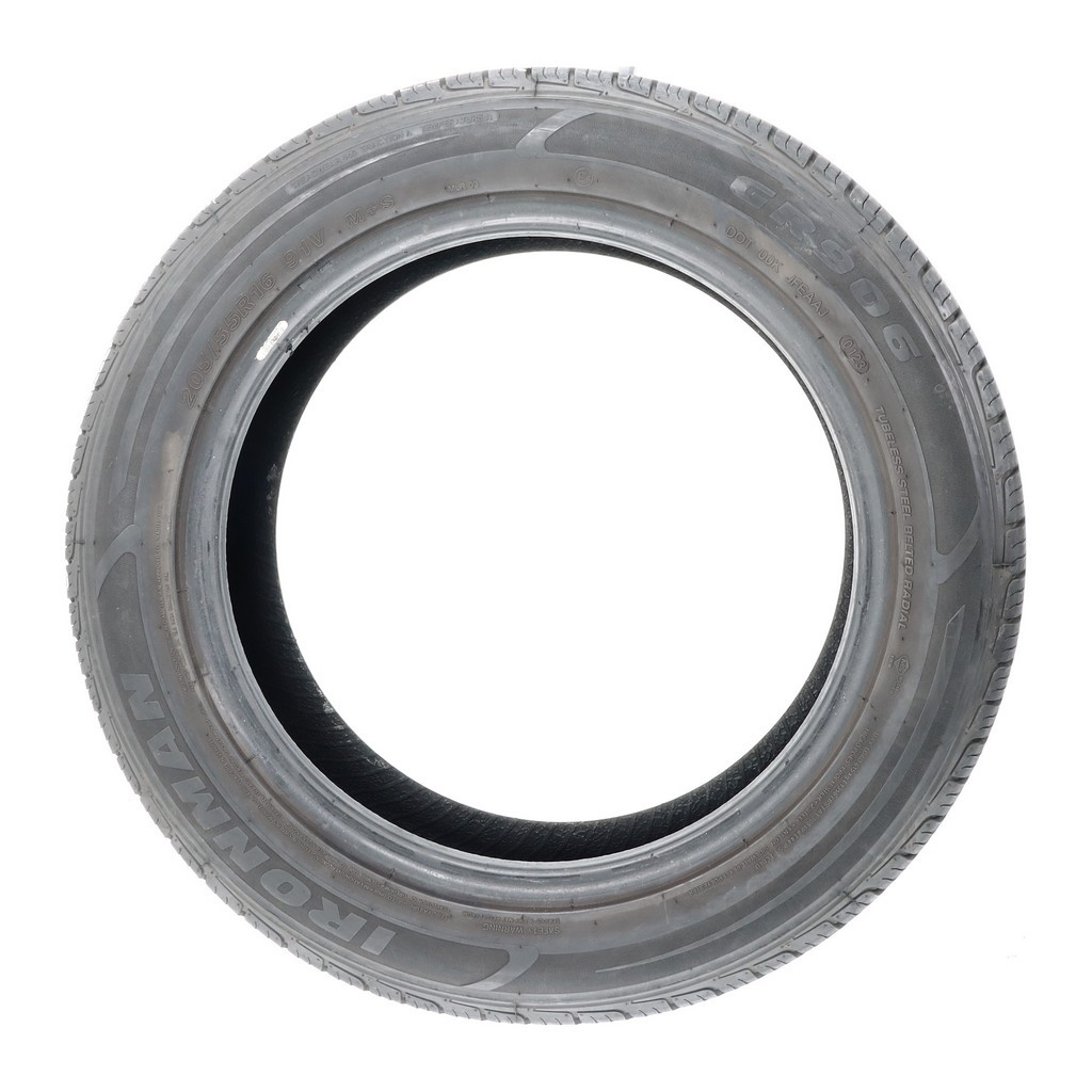 Set of (4) Used 205/55R16 Ironman GR906 91V – 6.5-7.5/32
