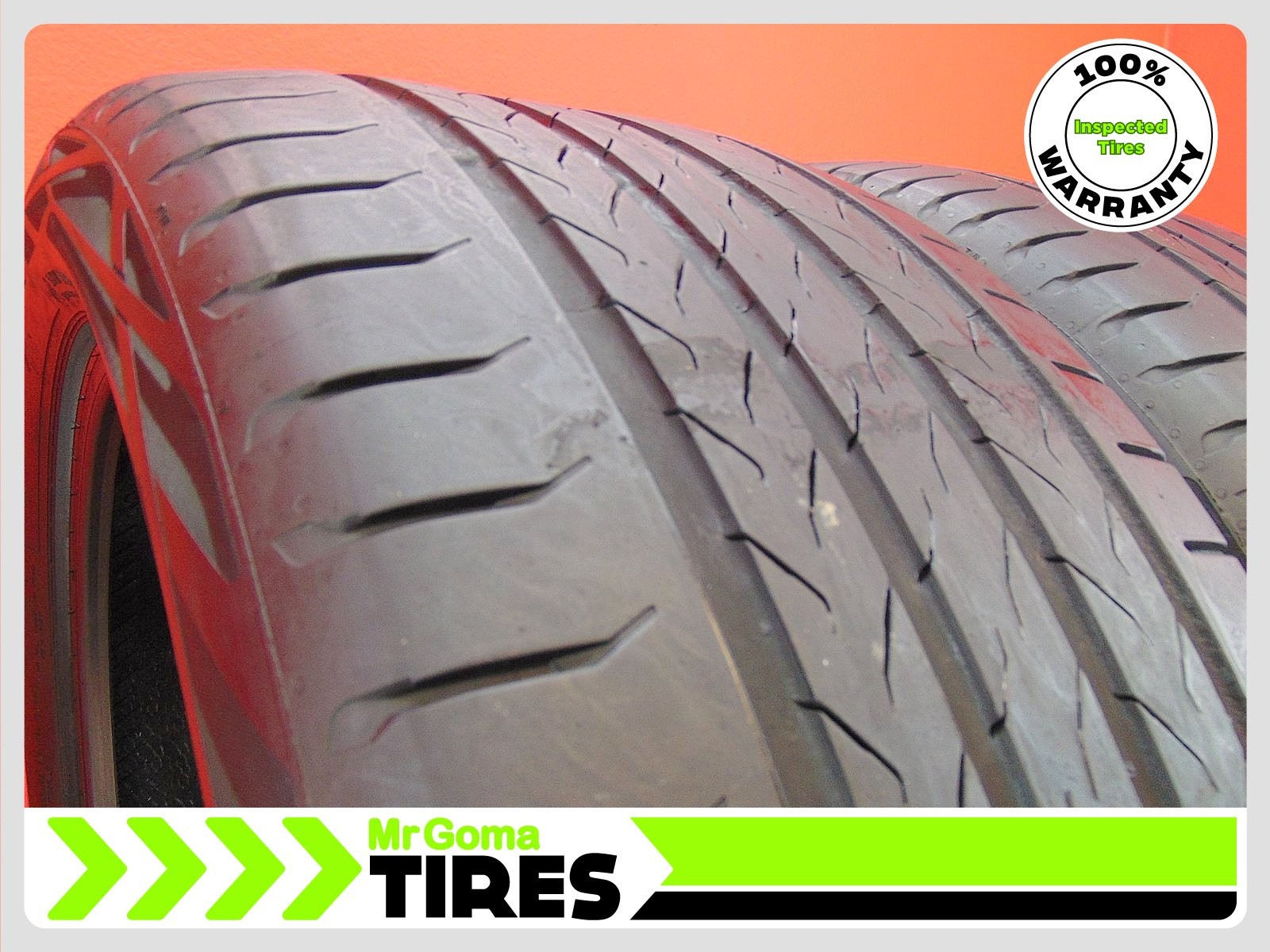 2 CONTINENTAL ECOCONTACT 6 Q MO XL 285/40R20 USED TIRES 6.8/32 TREAD 2854020