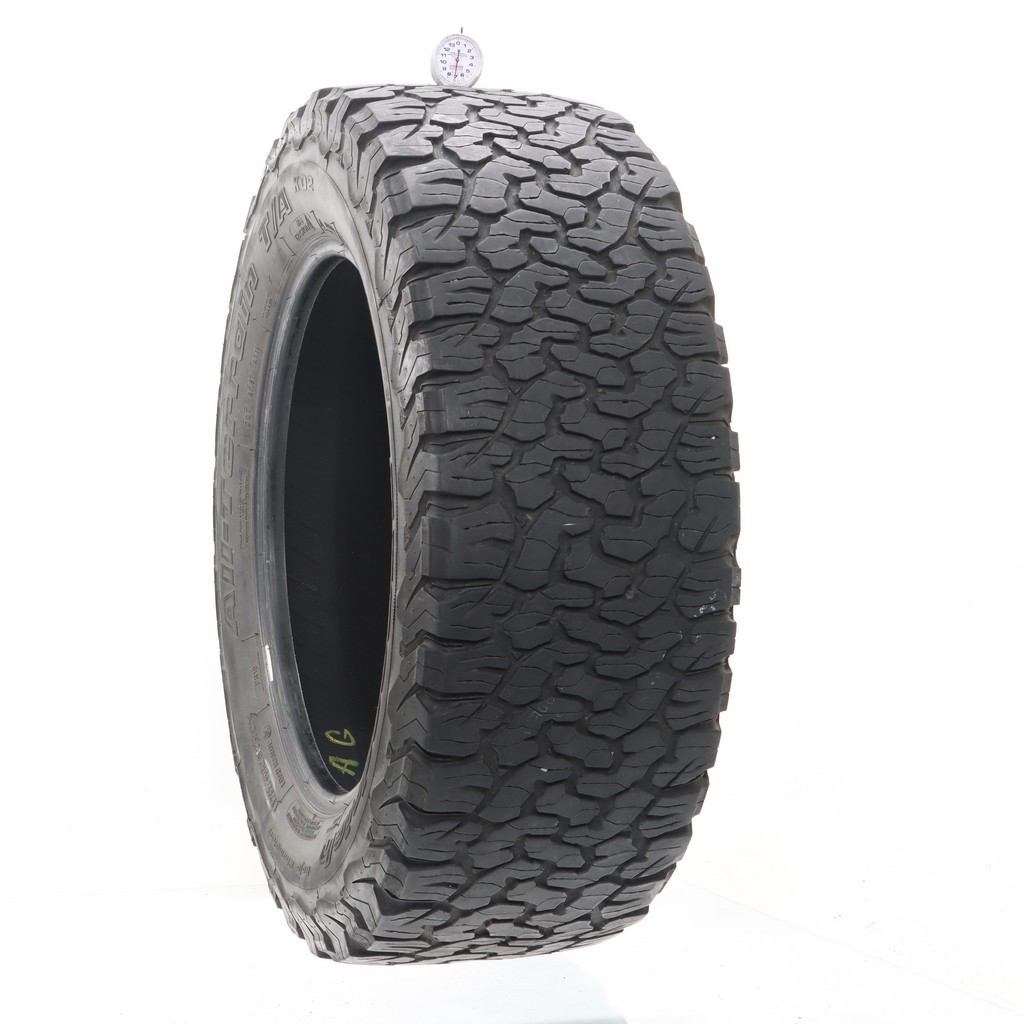 Set of (4) Used LT 285/60R20 BFGoodrich All-Terrain T/A KO2 125/122S – 6.5-7/32
