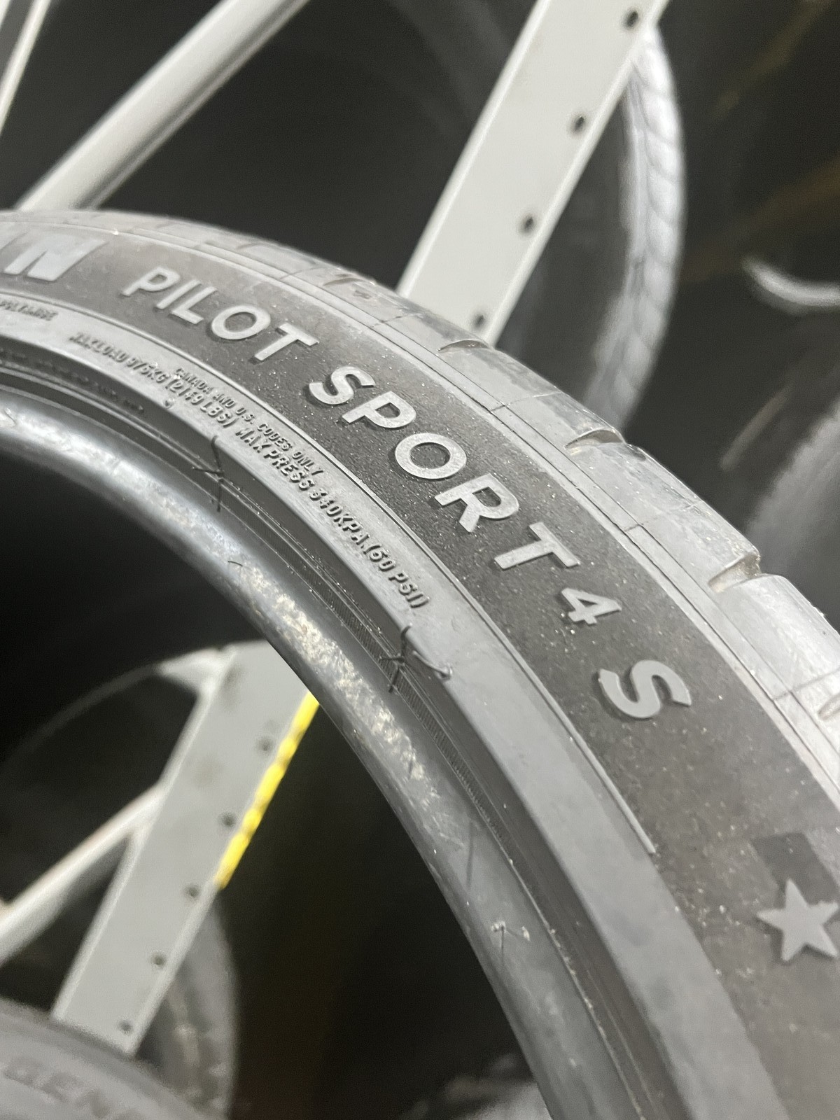 1 Tire Michelin Pilot Sport 4 S ★ BMW 315/30ZR22 107Y DOT.1625 8/32 NO Patch