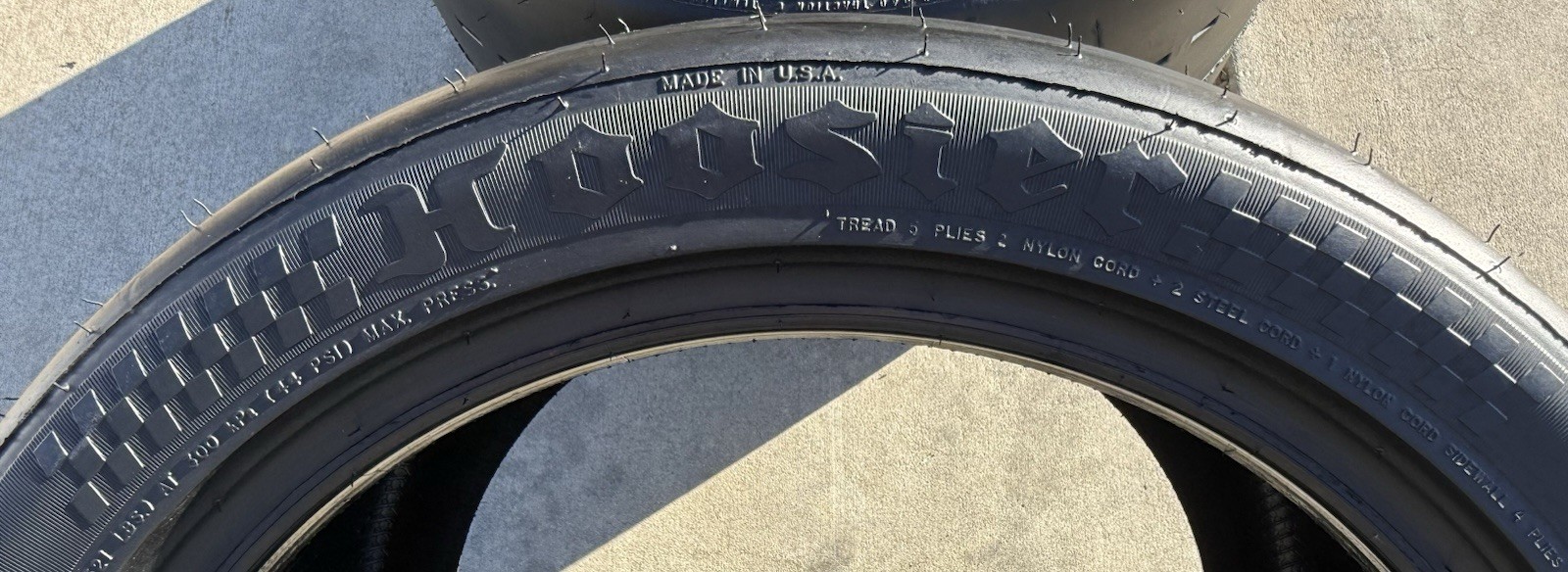 Set of TWO BRAND NEW 335/30ZR18 95W Hoosier A7 Racing Tires Slicks P335/30ZR18