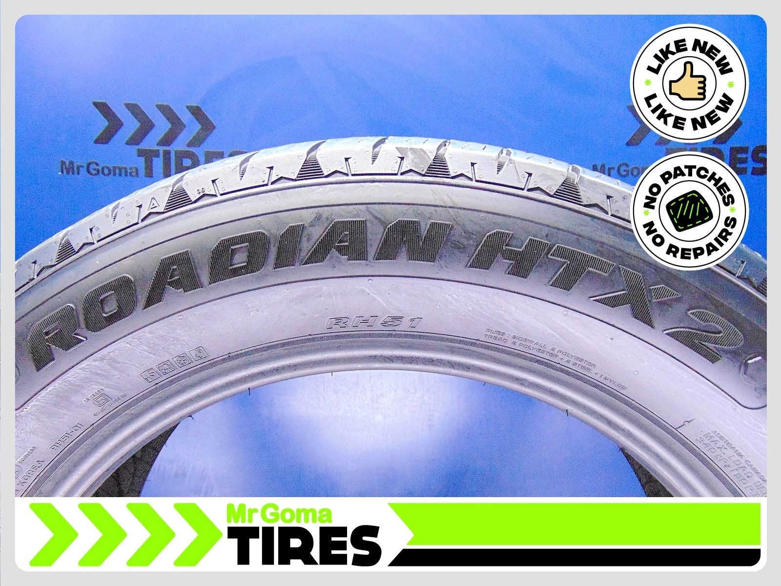 2 USED TIRES NEXEN ROADIAN HTX2 ALL-WEATHER 255/60R20 LIKE NEW 113T 2556020