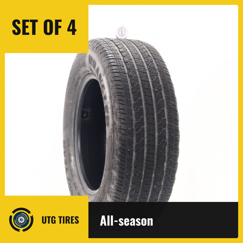 Set of (4) Used 255/65R17 Goodyear Wrangler Territory HT 110T – 6.5-8/32