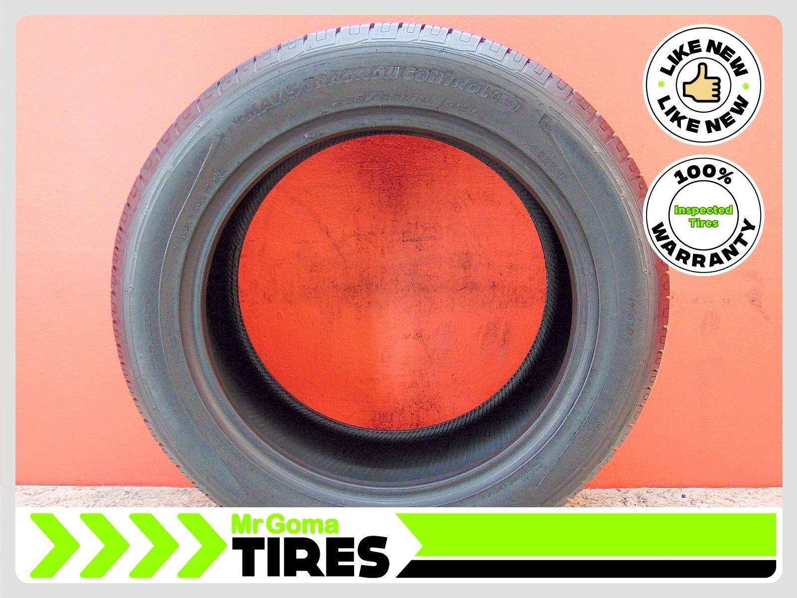 1 HANKOOK MAVIS TRACTION CONTROL XL 235/55R19 USED TIRE 105V 9.6/32 Tread