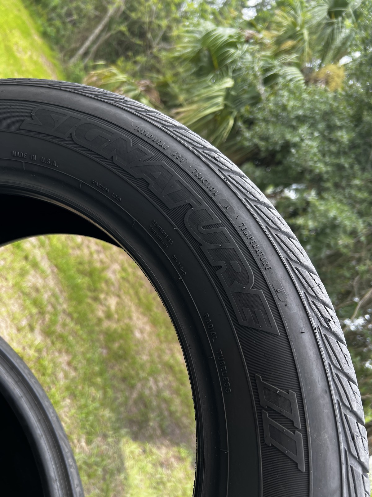 1 Tire Dunlop Signature II 215/60R17 96T DOT.0423 9/32