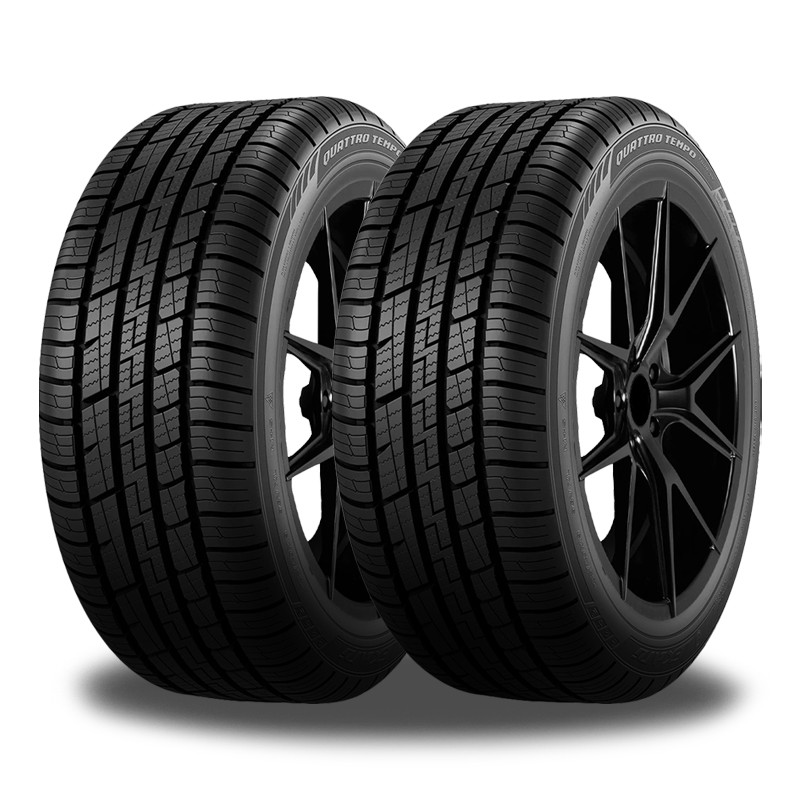 2 Lexani Quattro Tempo Tour AW 215/45R17 91V All Season+Snow Certified+70K Mile