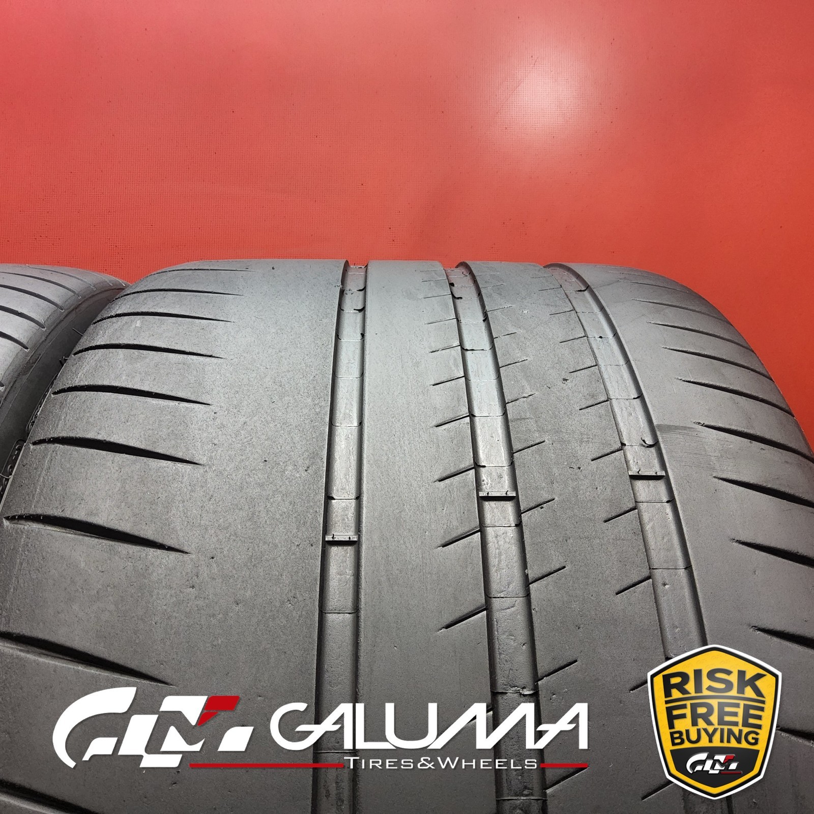 Set of 2 Tires LikeNEW Michelin Pilot Sport Cup 2 325/30ZR21 No Repairs #94400