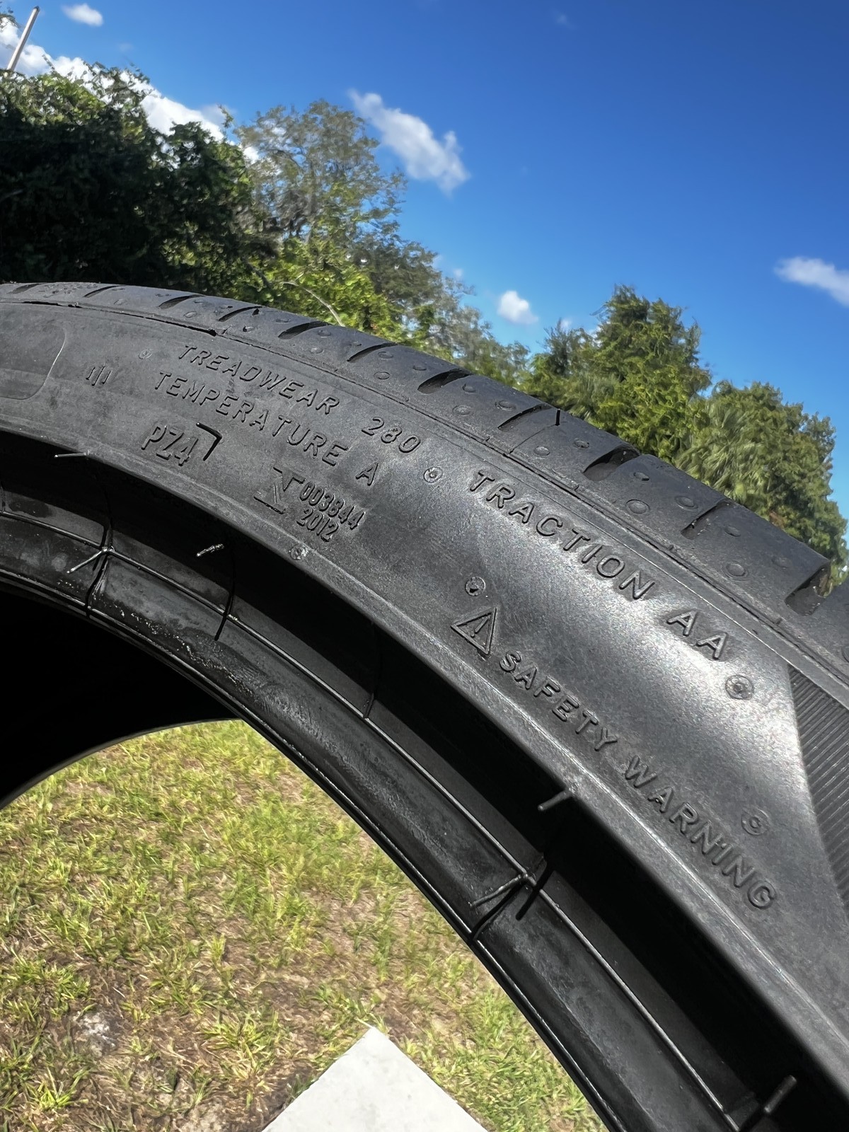 1 Tire Pirelli P Zero PZ4 ★ BMW HL 315/30R23 111Y DOT.2724 6.5/32 No Patch