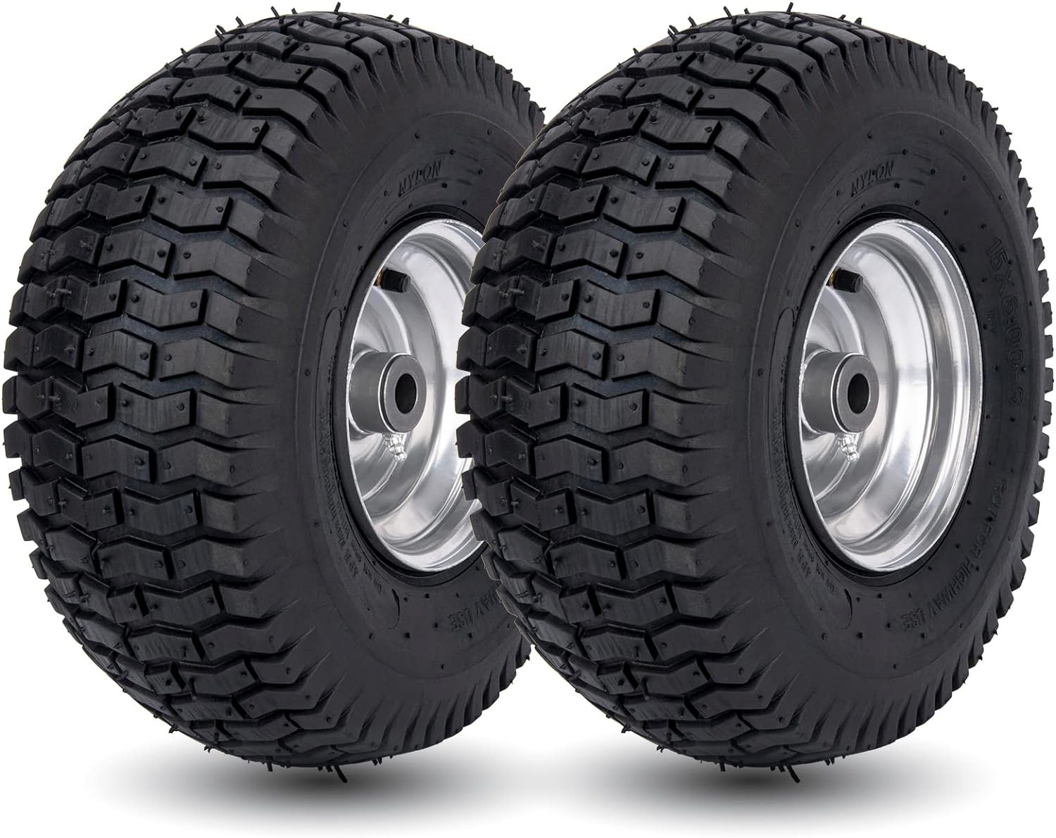 15×6.00-6 Lawn Mower Tire Wheel Assembly Front Tire for John Deere Craftsman