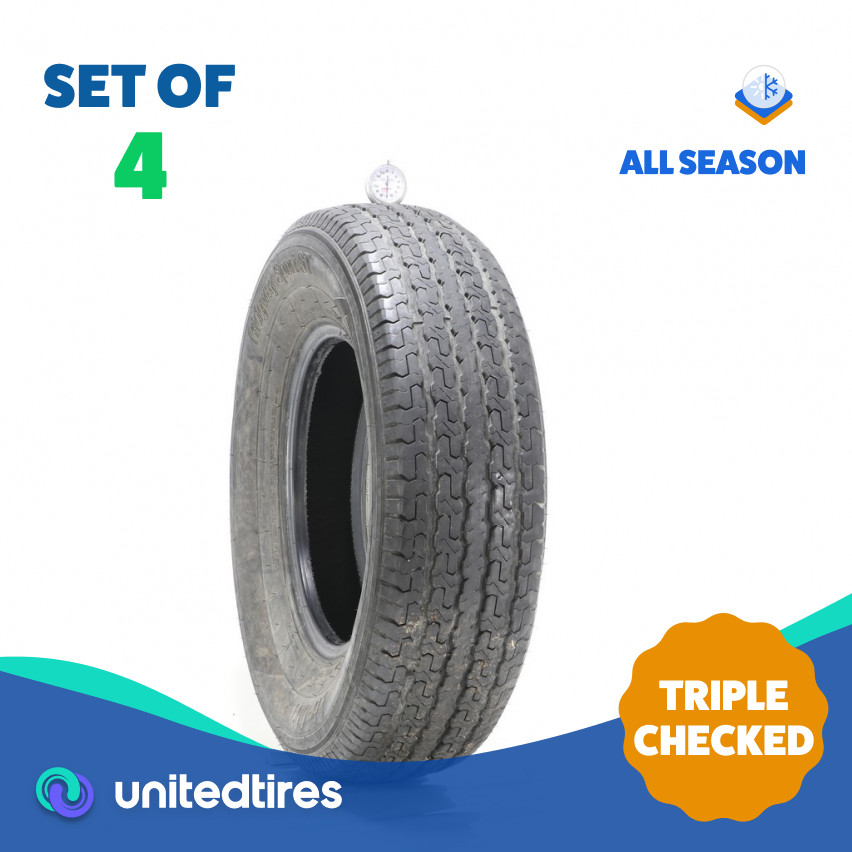 Set of (4) Used ST 225/75R15 Ridgway Sport LH-001 117/112L – 7-8.5/32