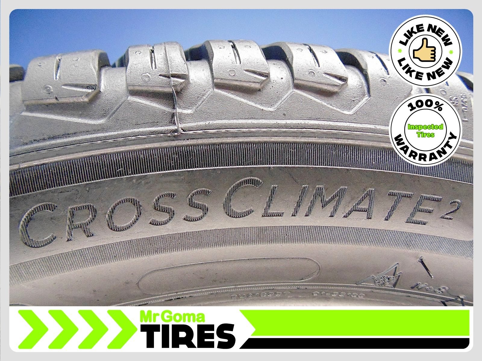 1 MICHELIN CROSSCLIMATE 2 A/W XL 245/50R20 USED TIRE 9.6/32 TREAD 2455020
