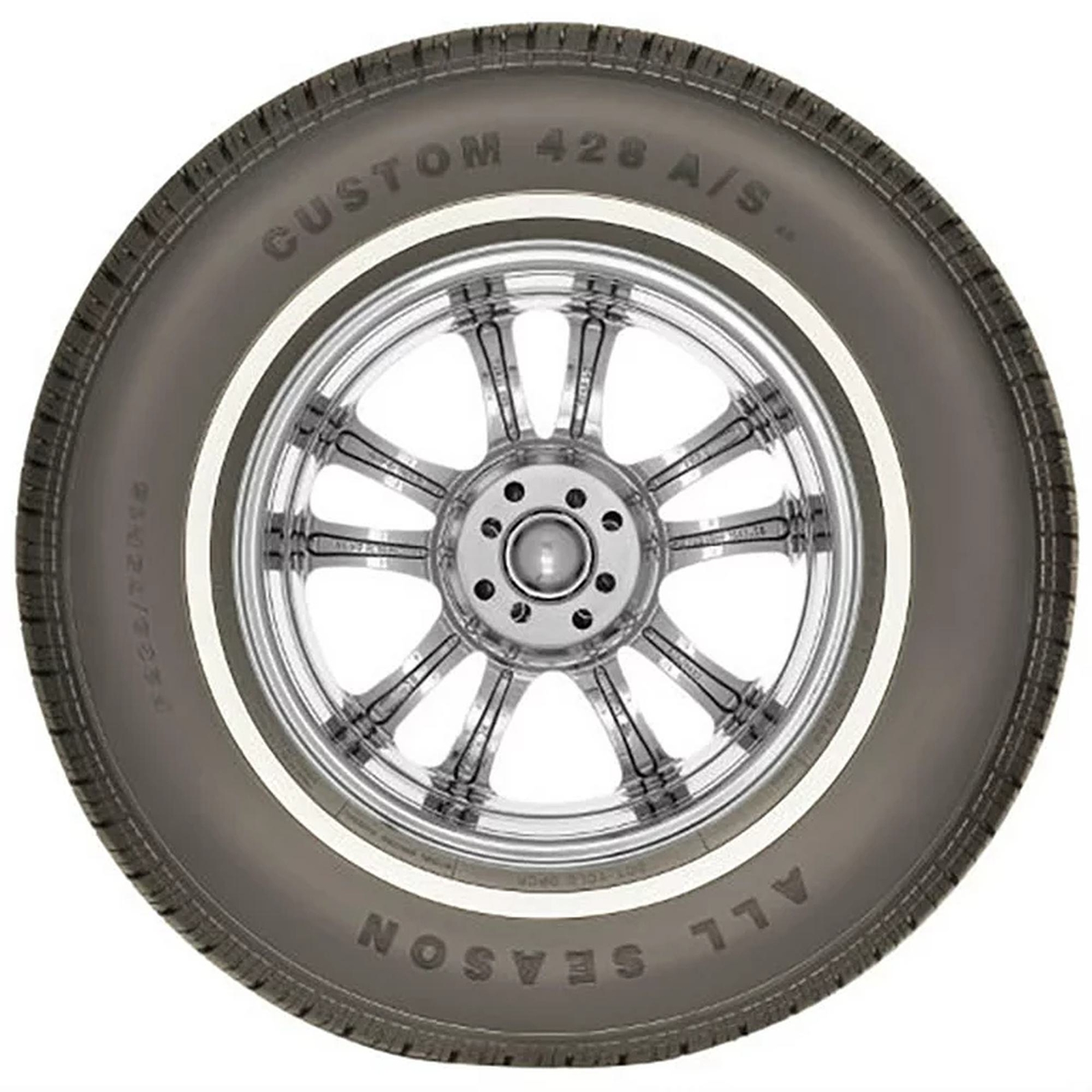 1 New Multi-mile Custom 428 A/s – P195/75r14 Tires 1957514 195 75 14