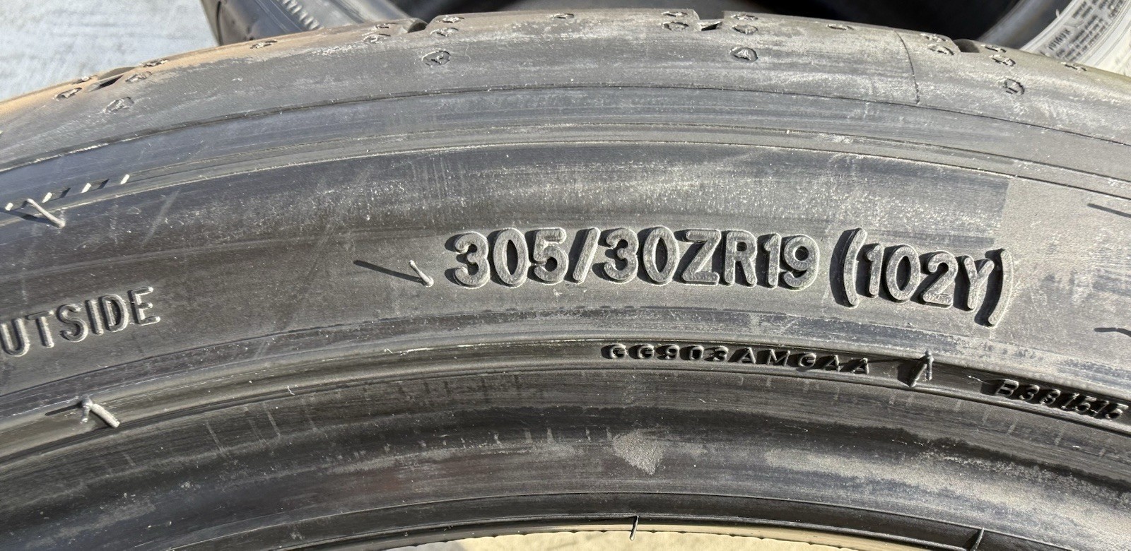 TWO BRAND NEW 305/30ZR19 Goodyear Eagle F1 Supercar 3R Tires Like Michelin Cup 2