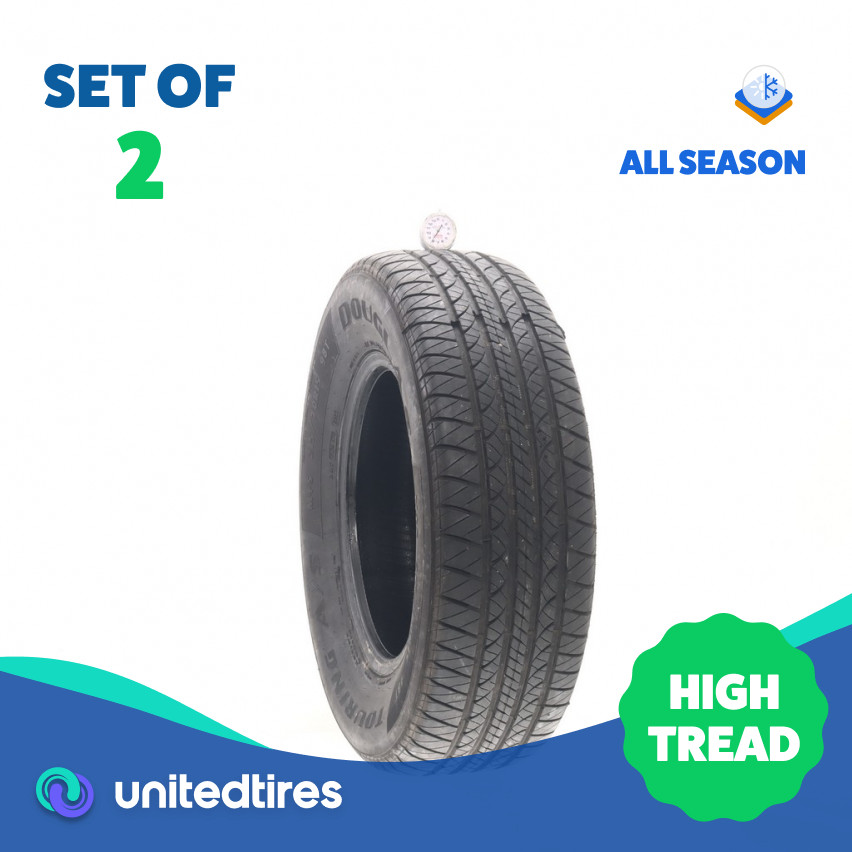 Set of (2) Used 215/70R15 Douglas Touring A/S 98T – 8/32