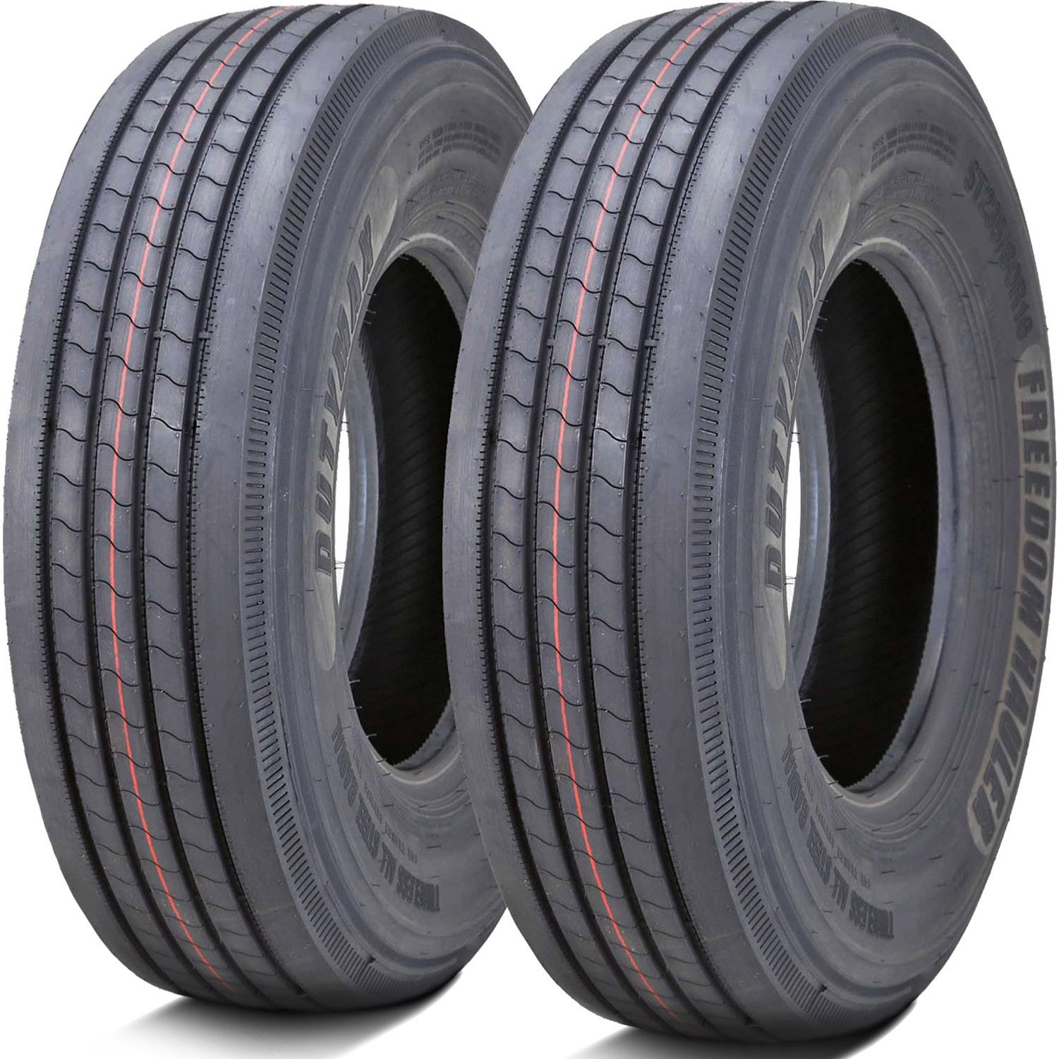 Tire ST 235/80R16 Freedom Hauler Dutymax All Steel ST Trailer Load G 14 Ply