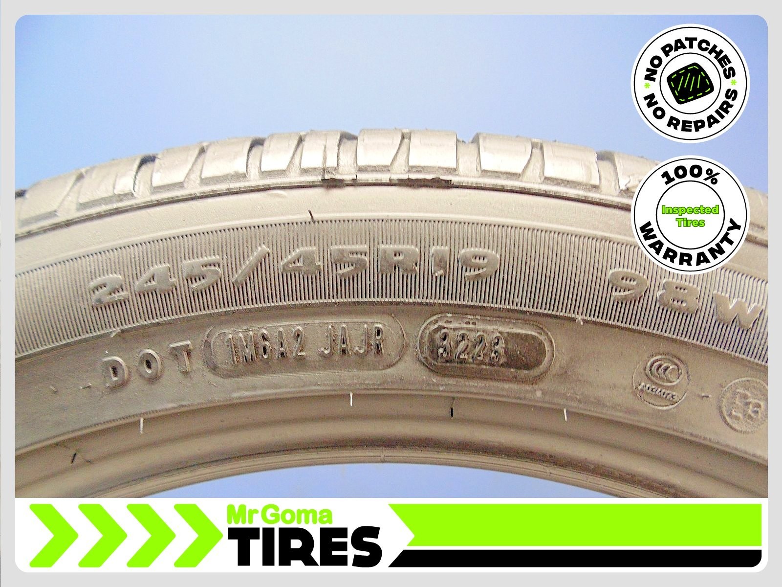1 GOODYEAR EAGLE TOURING T1 245/45R19 USED TIRE 7.3/32 TREAD NO PATCHES 2454519