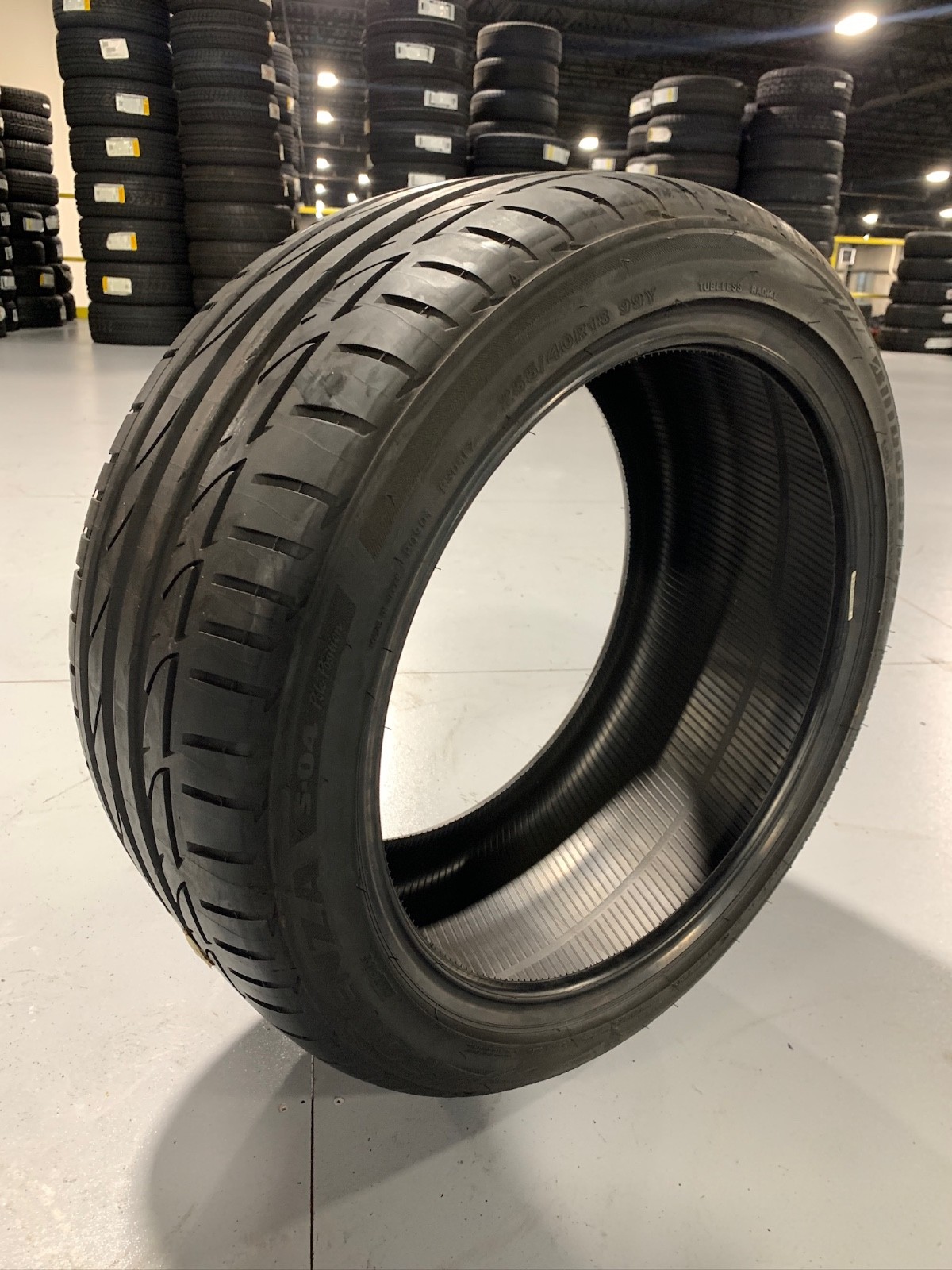 1 New 255 40 18 Bridgestone Potenza S-04 Pole Position Summer Tire