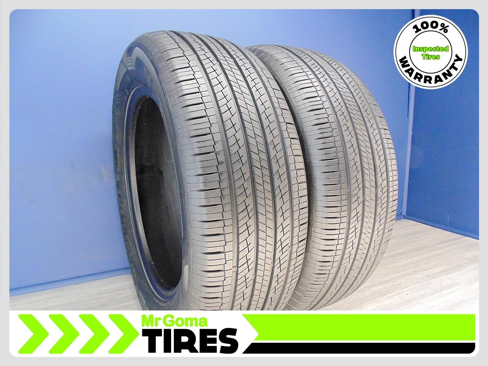 2 NEXEN ROADIAN GTX SUV 235/60R18 USED TIRE 8.1/32 TREAD 103H 2356018
